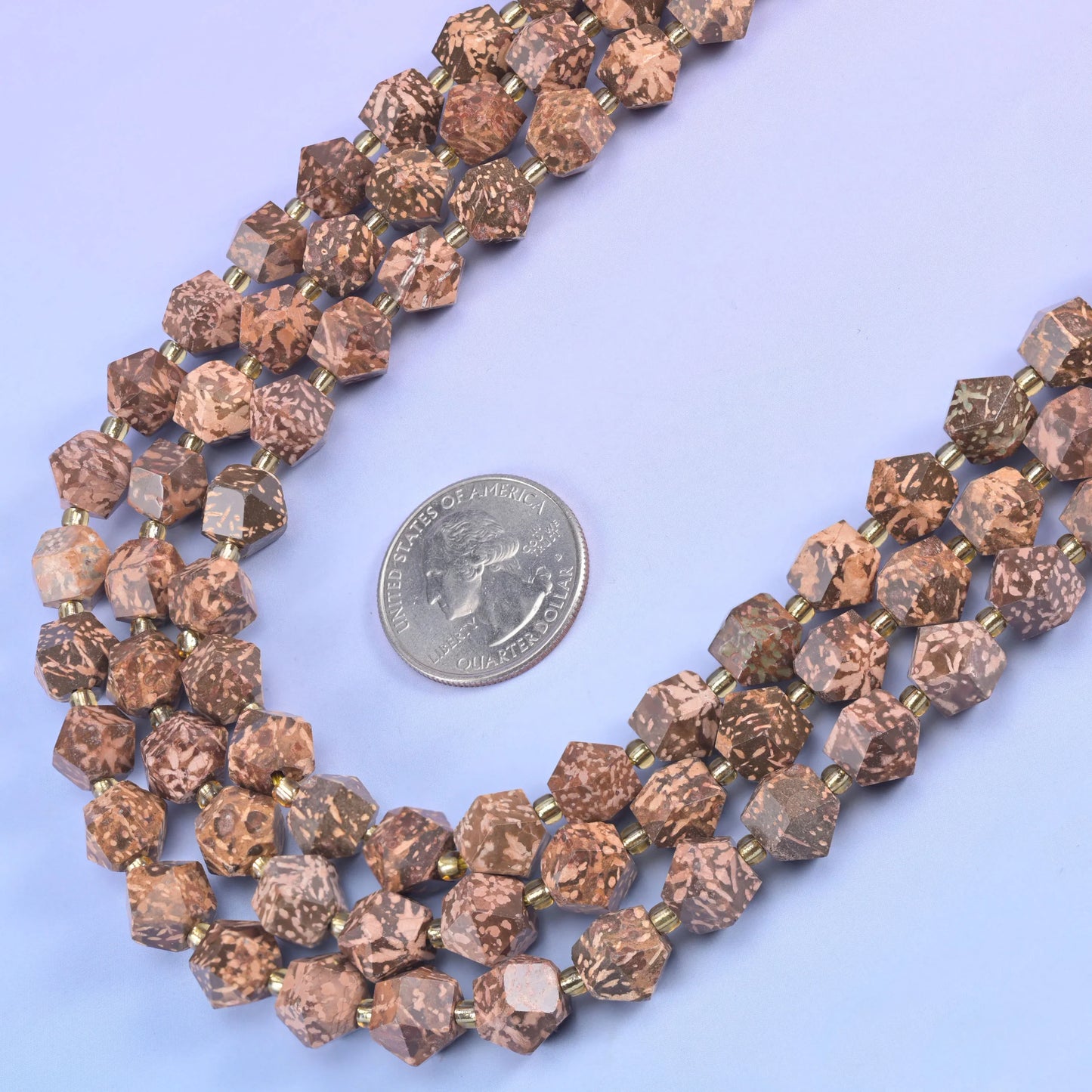 10mm Diamond Rhombus Faceted 8 Sides Beads - Jewelry Making - 15.5 Inches Strand Length - S4 - Mycrazycrystal