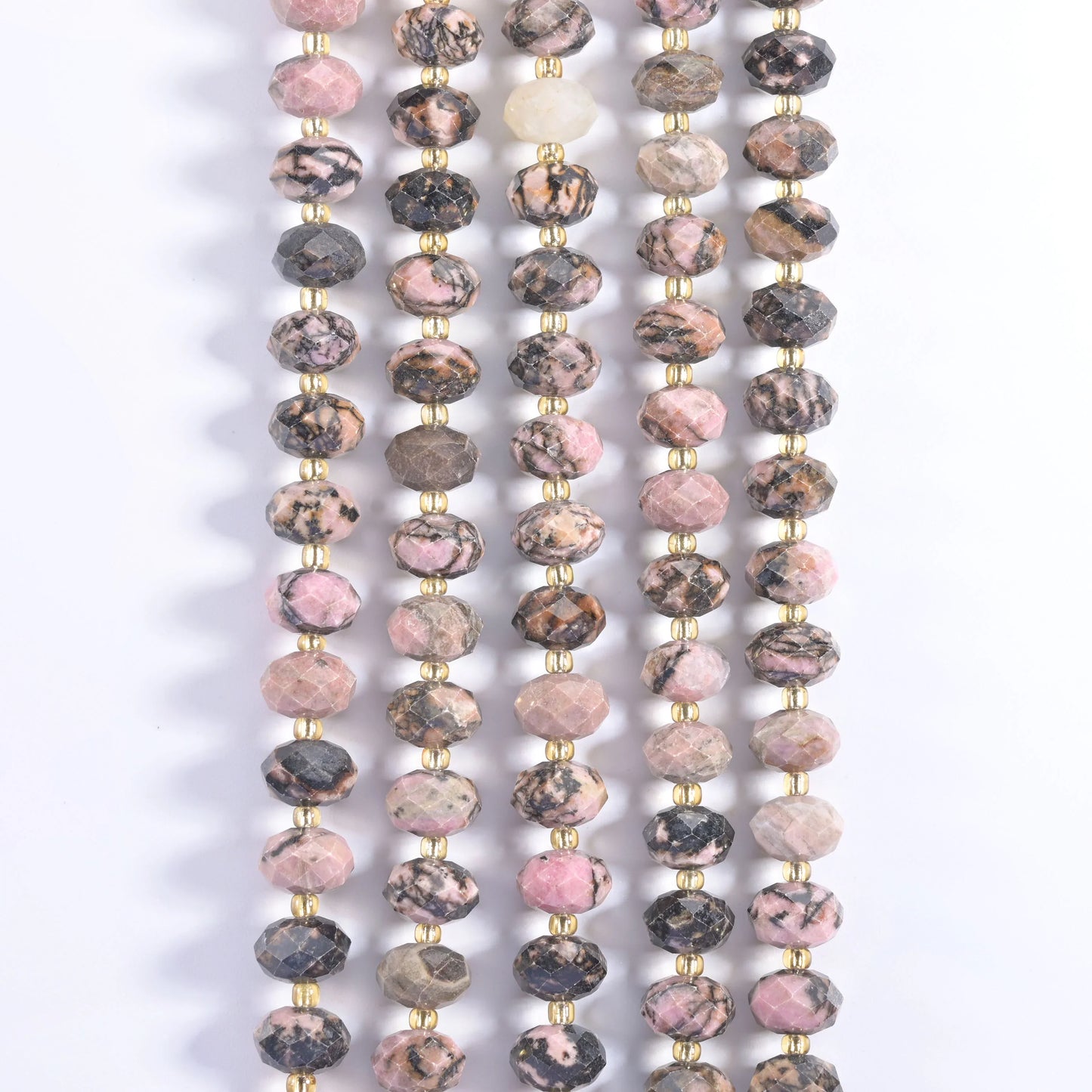 Natural Gemstone Faceted Rondelle Beads - Size 6x10mm - Jewelry Making Beads - 15.5 Inches Strand Length - S1 - Mycrazycrystal