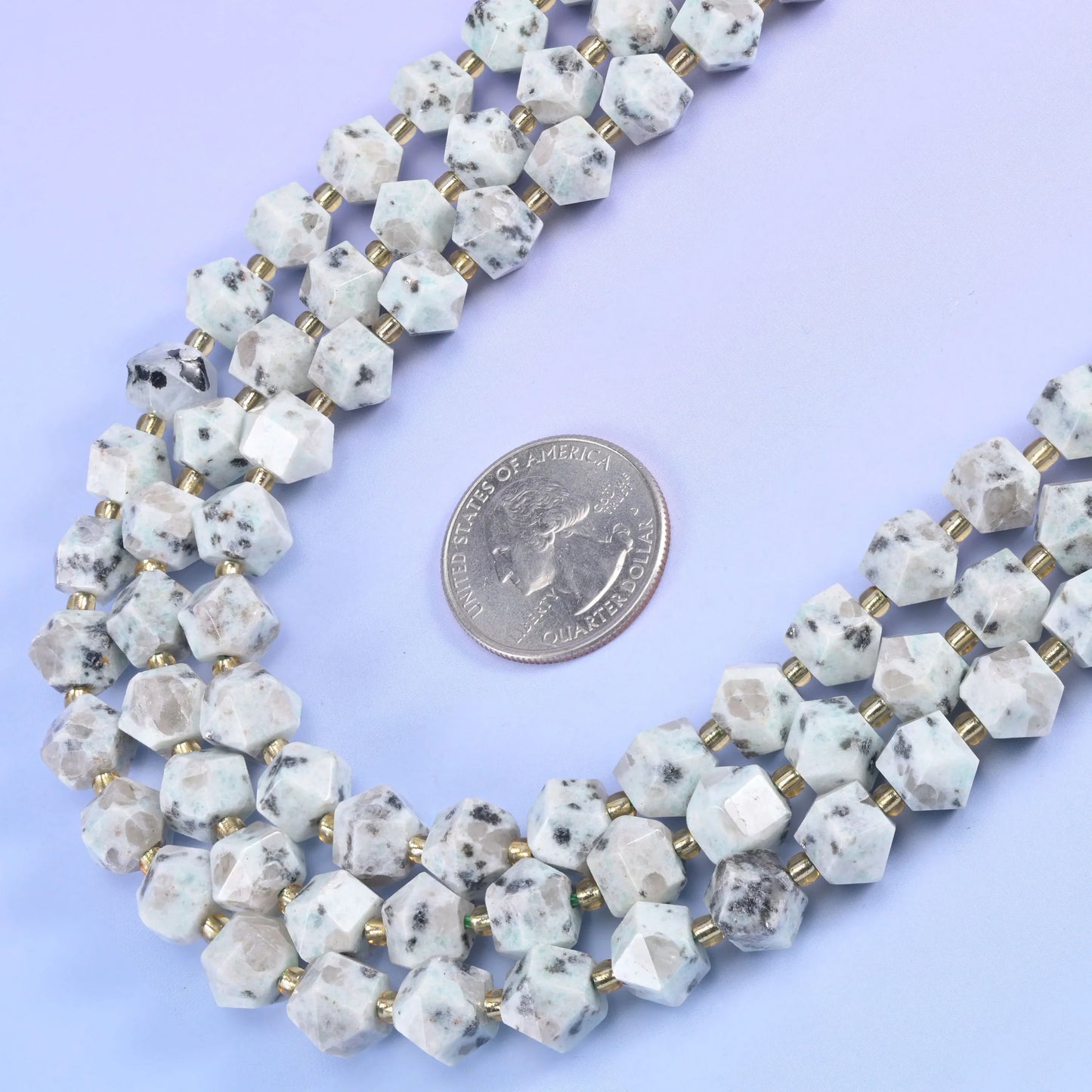 10mm Diamond Rhombus Faceted 8 Sides Beads - Jewelry Making - 15.5 Inches Strand Length - S4 - Mycrazycrystal