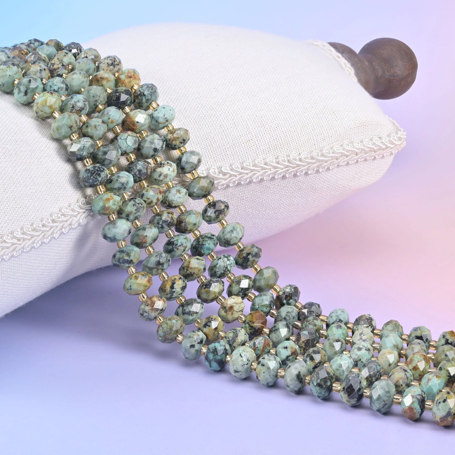 Natural Gemstone Faceted Rondelle Beads - Size 6x10mm - Jewelry Making Beads - 15.5 Inches Strand Length - S1 - Mycrazycrystal