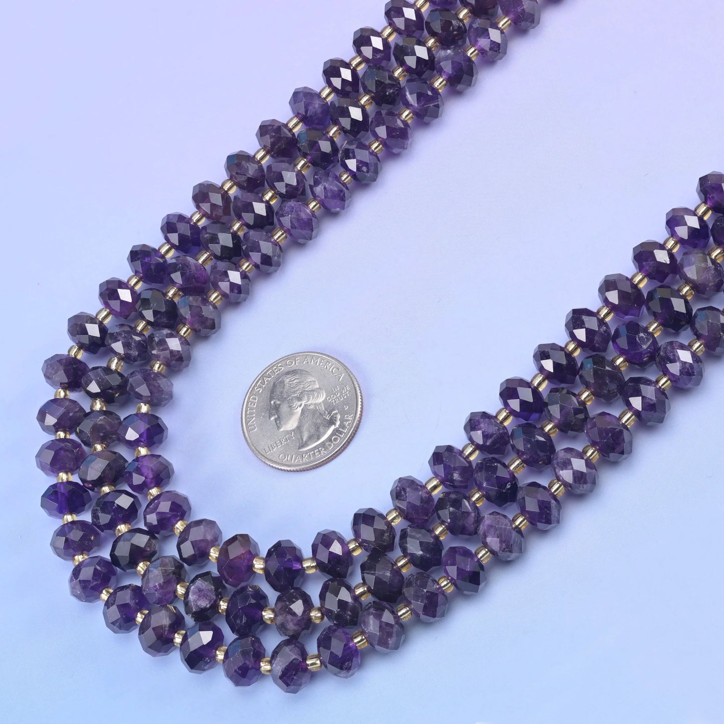 Natural Gemstone Faceted Rondelle Beads - Size 6x10mm - Jewelry Making Beads - 15.5 Inches Strand Length - S1 - Mycrazycrystal