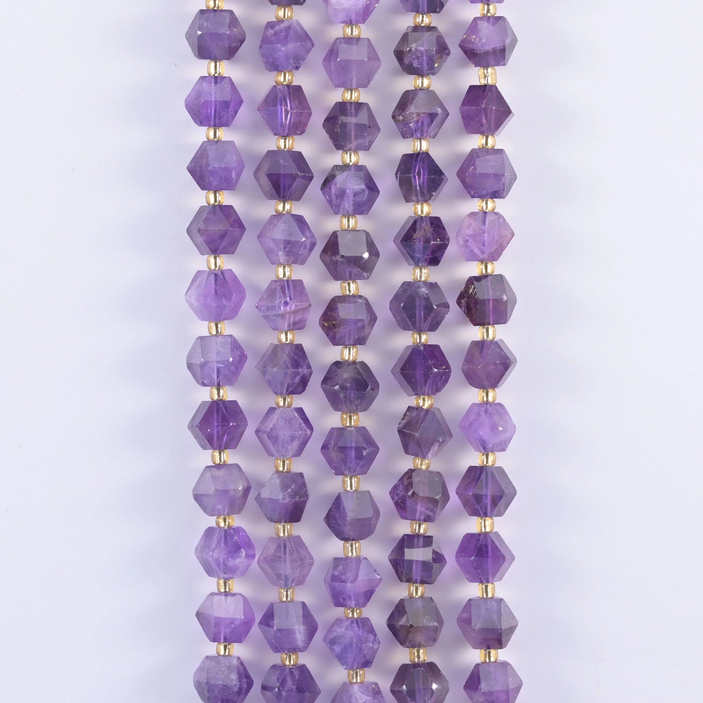 10mm Diamond Rhombus Faceted 8 Sides Beads - Jewelry Making - 15.5 Inches Strand Length - S1 - Mycrazycrystal