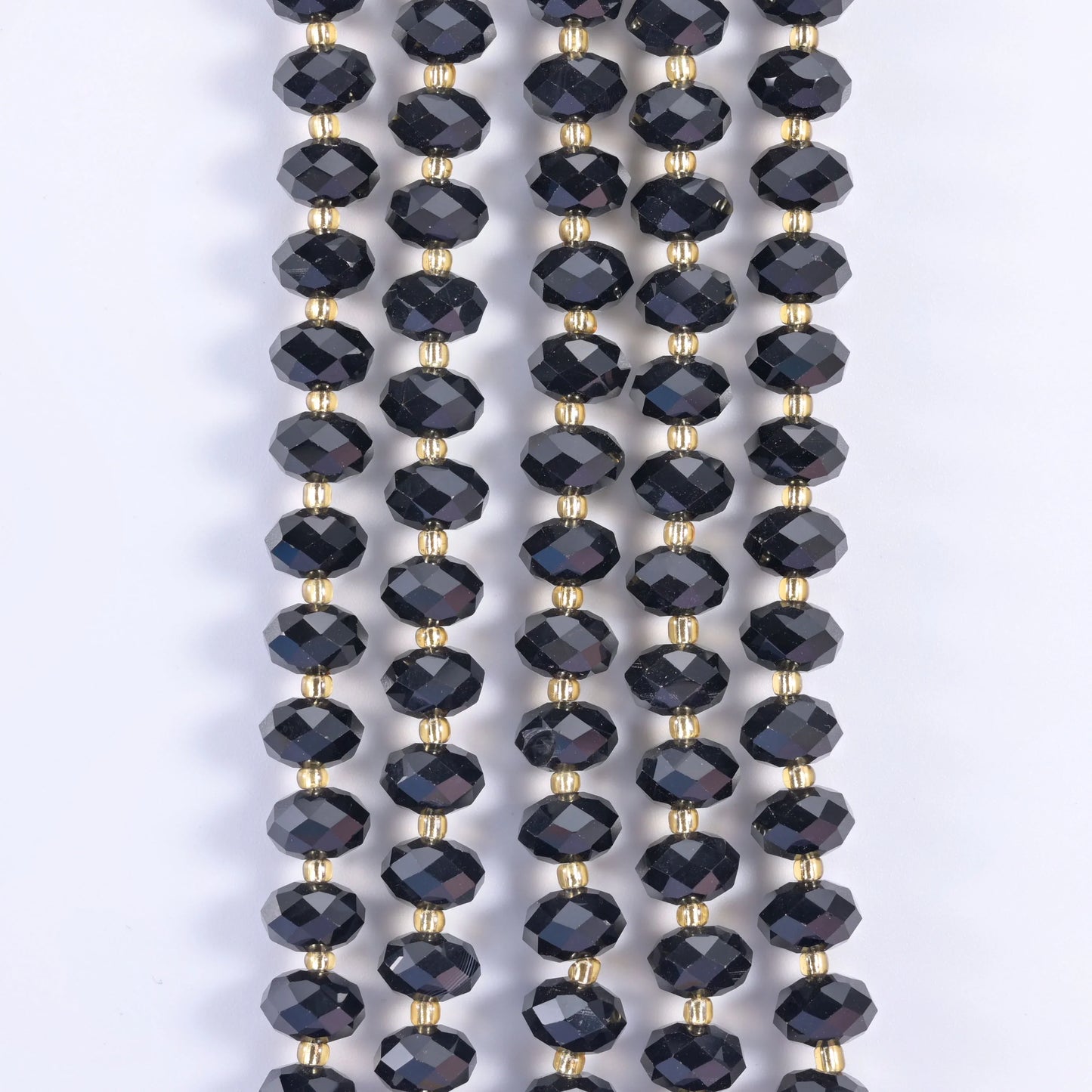 Natural Gemstone Faceted Rondelle Beads - Size 6x10mm - Jewelry Making Beads - 15.5 Inches Strand Length - S1 - Mycrazycrystal