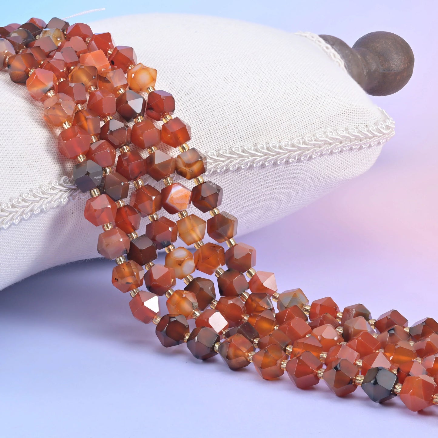 Diamond Rhombus Faceted 8 Sides Beads - Size 10mm - Jewelry Making - 15.5 Inches Strand Length - S7 - Mycrazycrystal