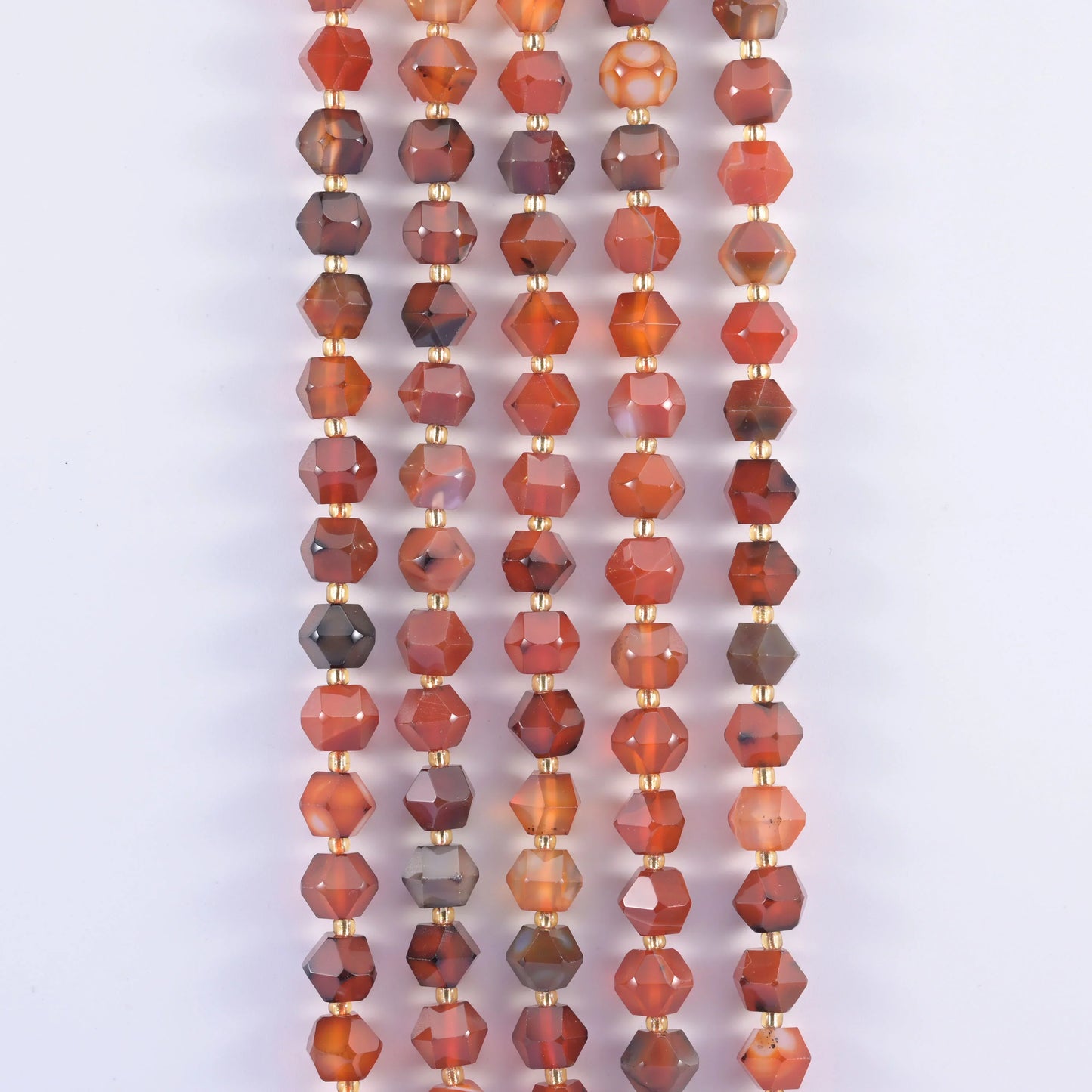 Diamond Rhombus Faceted 8 Sides Beads - Size 10mm - Jewelry Making - 15.5 Inches Strand Length - S7 - Mycrazycrystal
