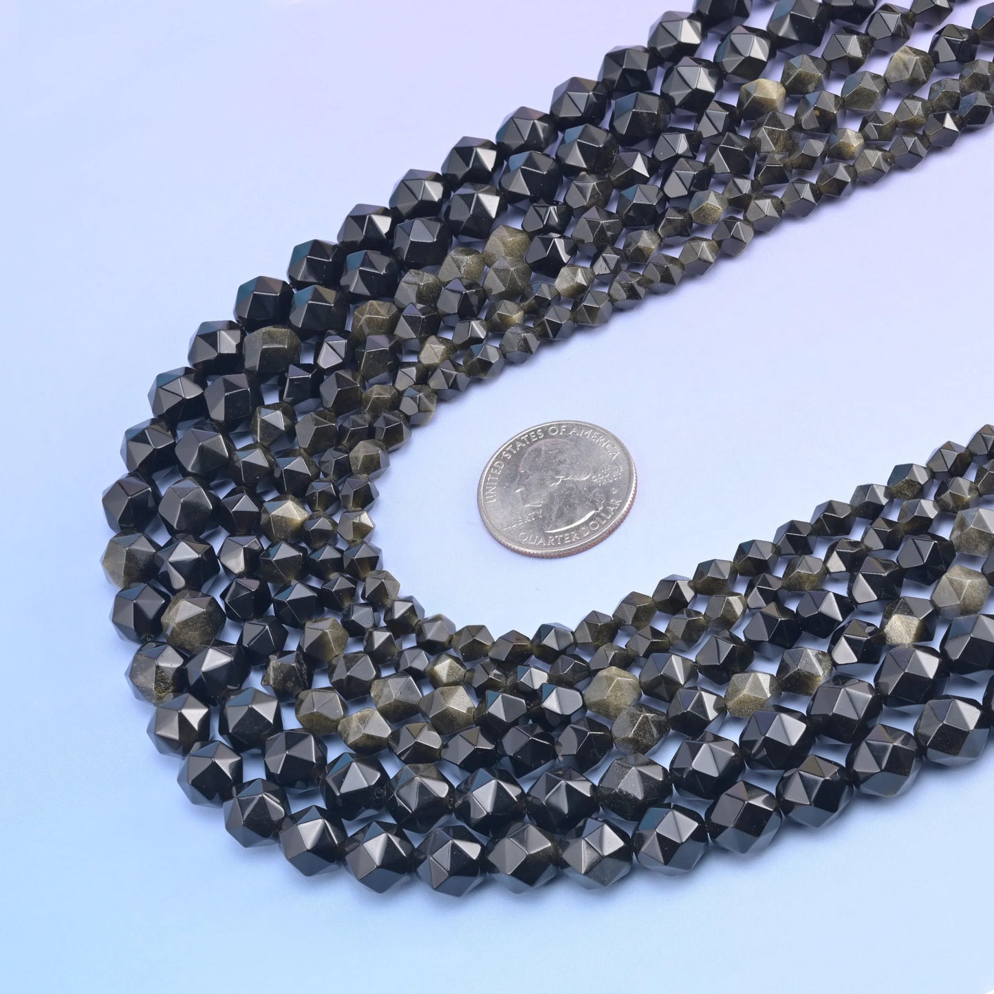 Natural Gemstone Diamond Star Cut Beads, Size 6mm, 8mm, 10mm - S1 - Mycrazycrystal