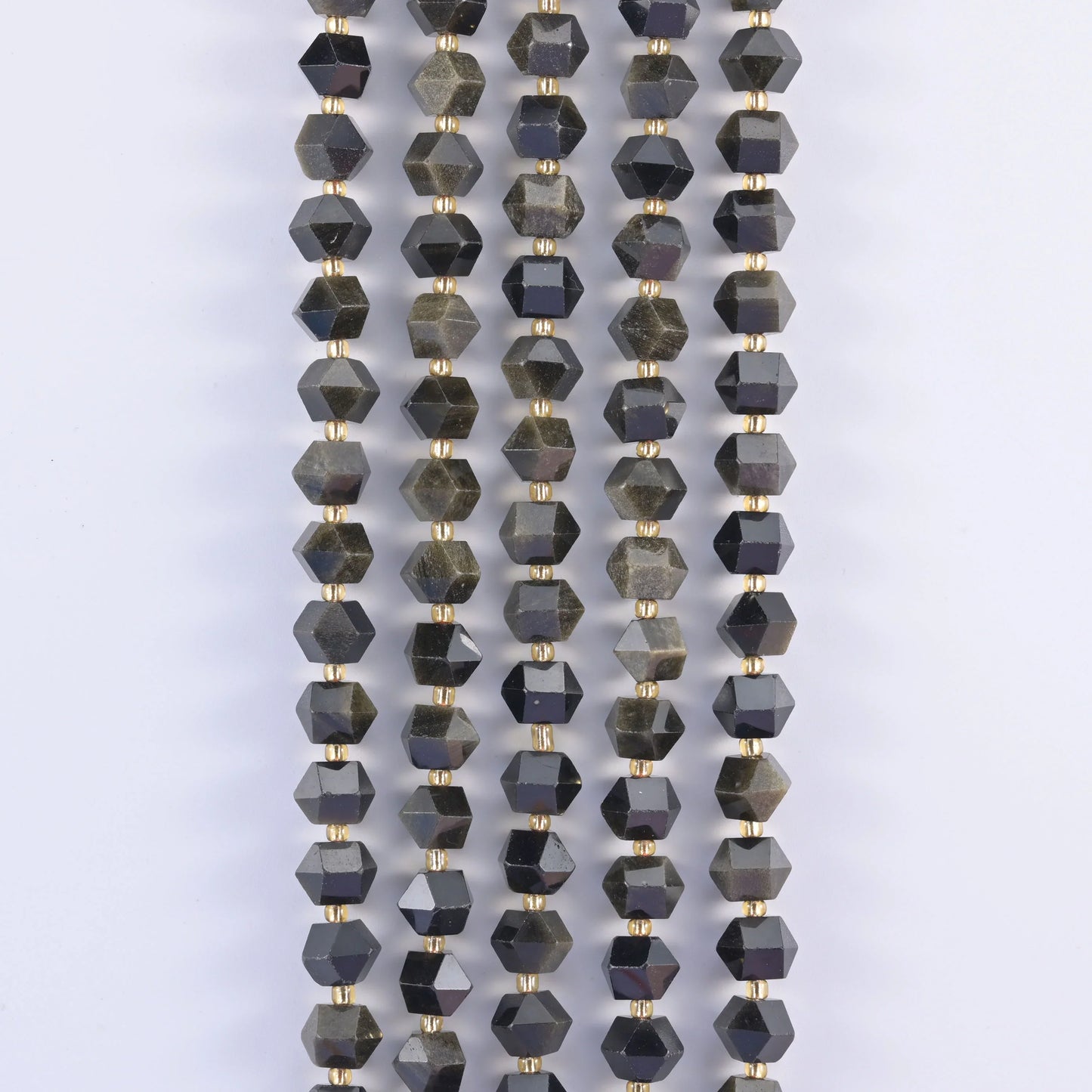 Diamond Rhombus Faceted 8 Sides Beads - Size 10mm - Jewelry Making - 15.5 Inches Strand Length - S7 - Mycrazycrystal