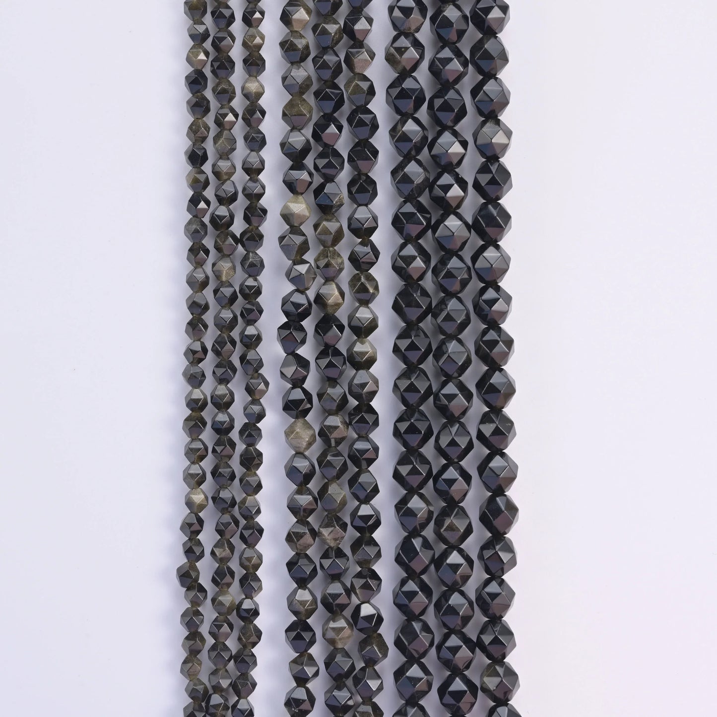 Natural Gemstone Diamond Star Cut Beads, Size 6mm, 8mm, 10mm - S1 - Mycrazycrystal