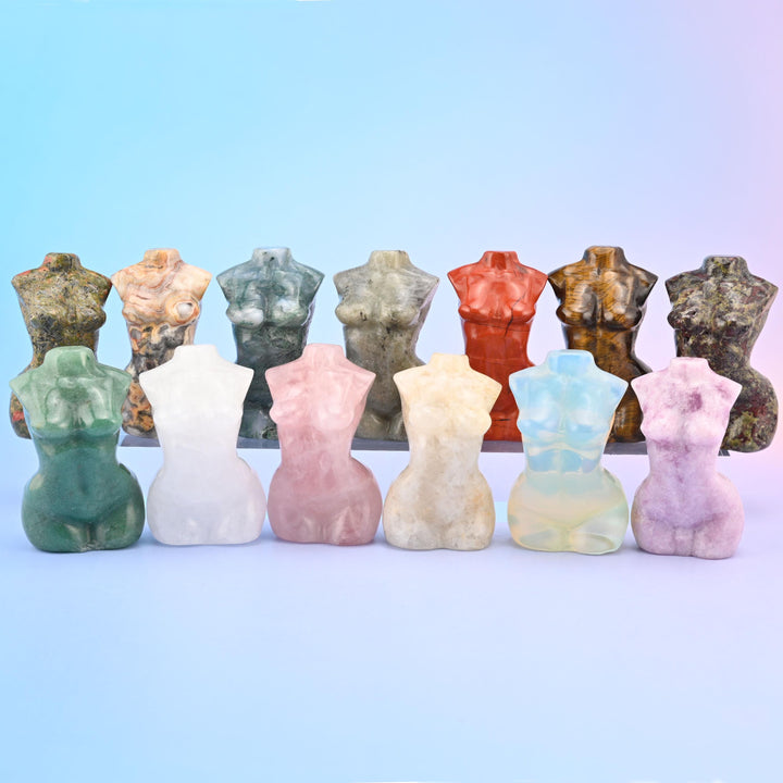 2" Goddess Small Crystal Carving, Goddess Gemstone Figurine, Home Decoration, Gift for Everyone
