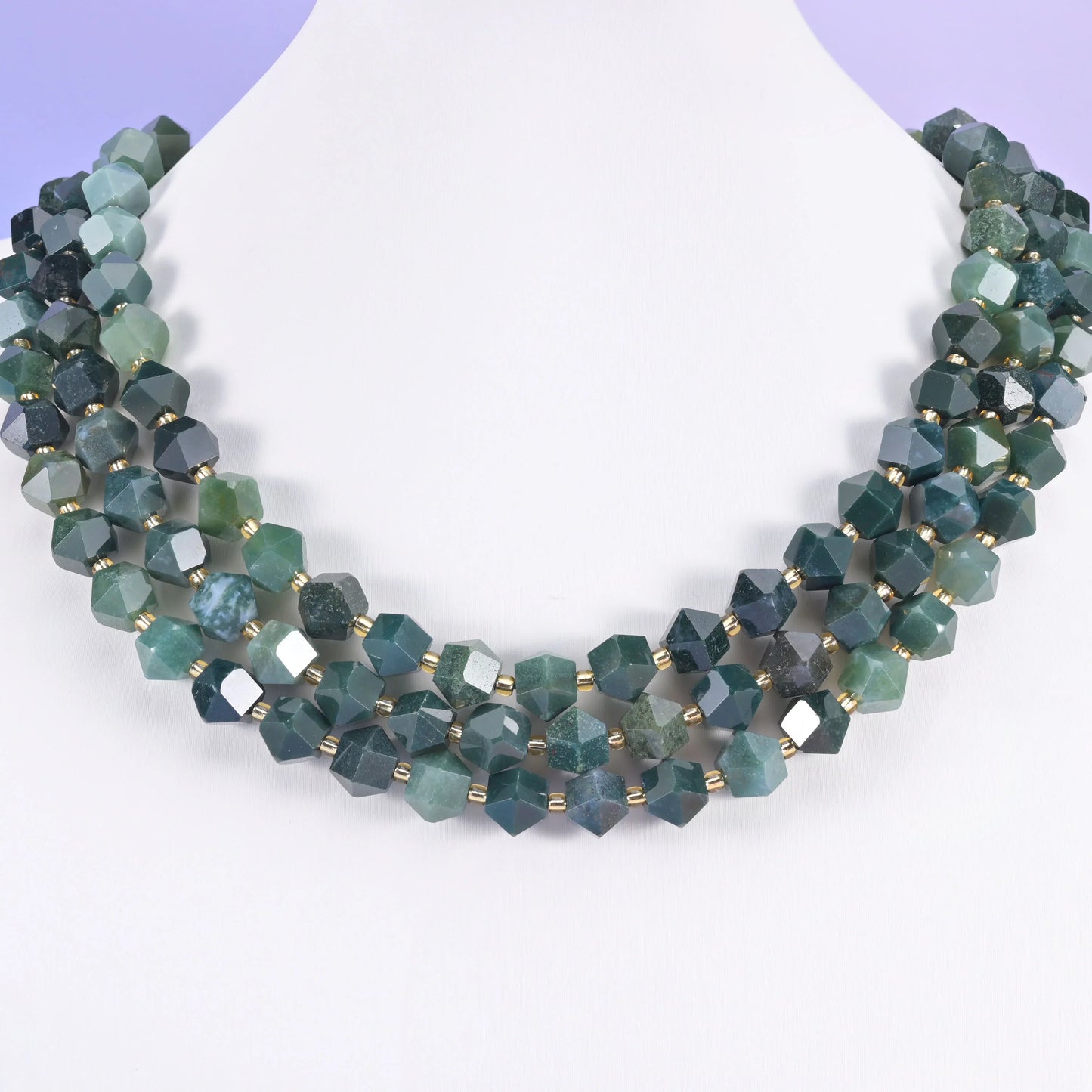 Diamond Rhombus Faceted 8 Sides Beads - Size 10mm - Jewelry Making - 15.5 Inches Strand Length - S7 - Mycrazycrystal