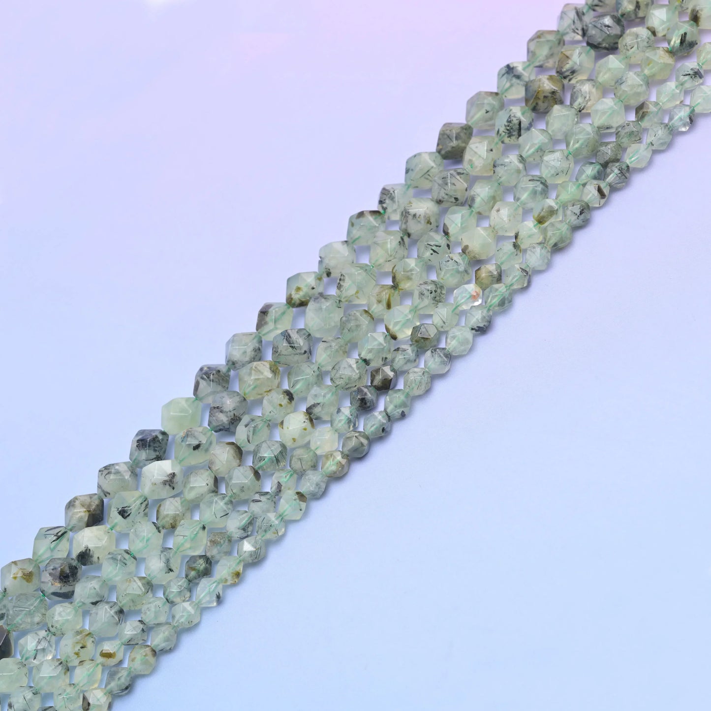 Natural Gemstone Diamond Star Cut Beads, Size 6mm, 8mm, 10mm - S1 - Mycrazycrystal