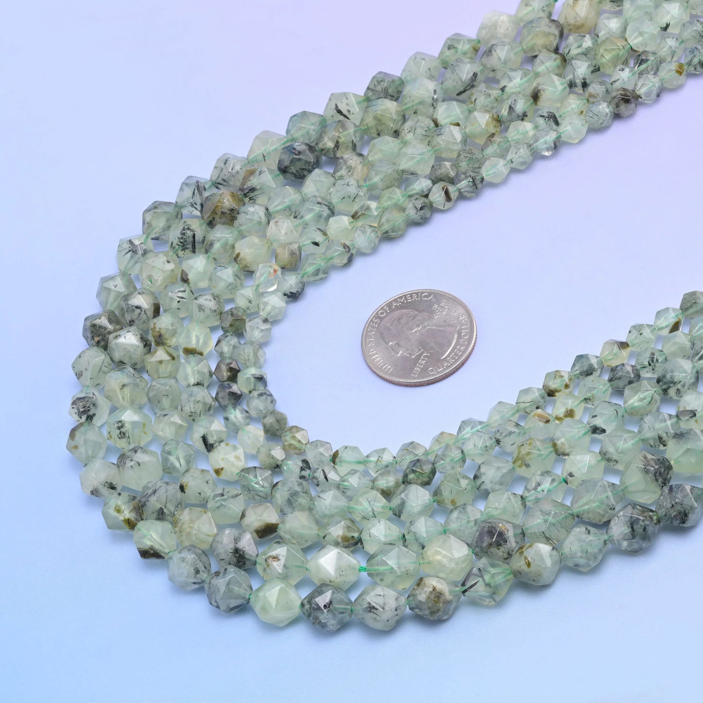 Natural Gemstone Diamond Star Cut Beads, Size 6mm, 8mm, 10mm - S1 - Mycrazycrystal