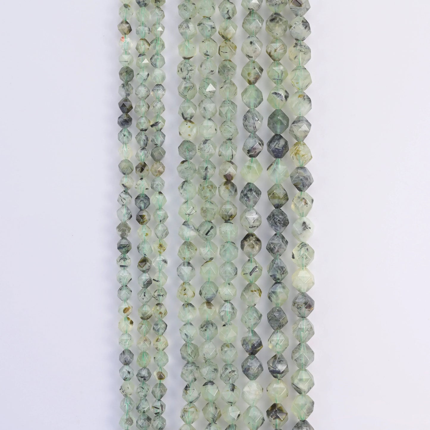 Natural Gemstone Diamond Star Cut Beads, Size 6mm, 8mm, 10mm - S1 - Mycrazycrystal