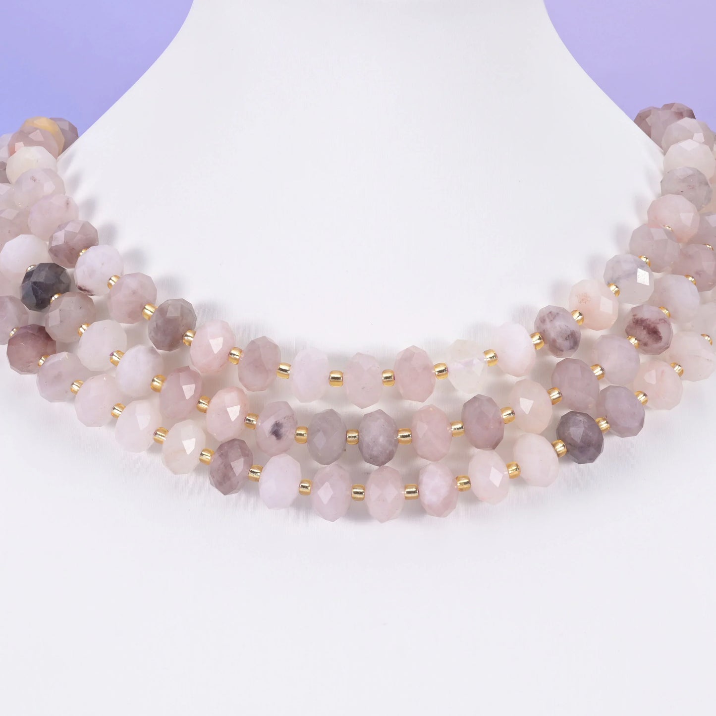 Natural Gemstone Faceted Rondelle Beads - Size 6x10mm - Jewelry Making Beads - 15.5 Inches Strand Length - S1 - Mycrazycrystal