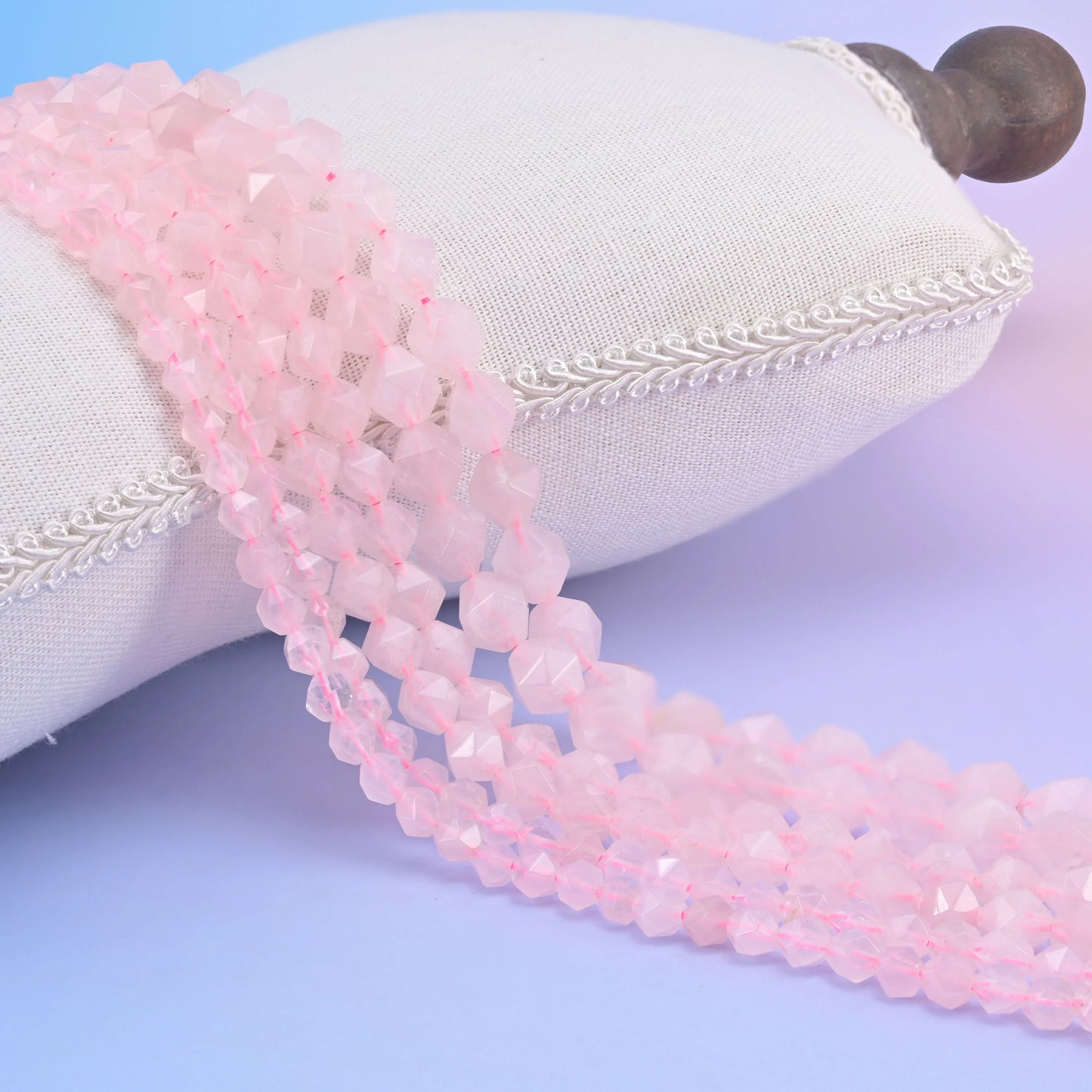 Natural Gemstone Diamond Star Cut Beads, Size 6mm, 8mm, 10mm - S1 - Mycrazycrystal
