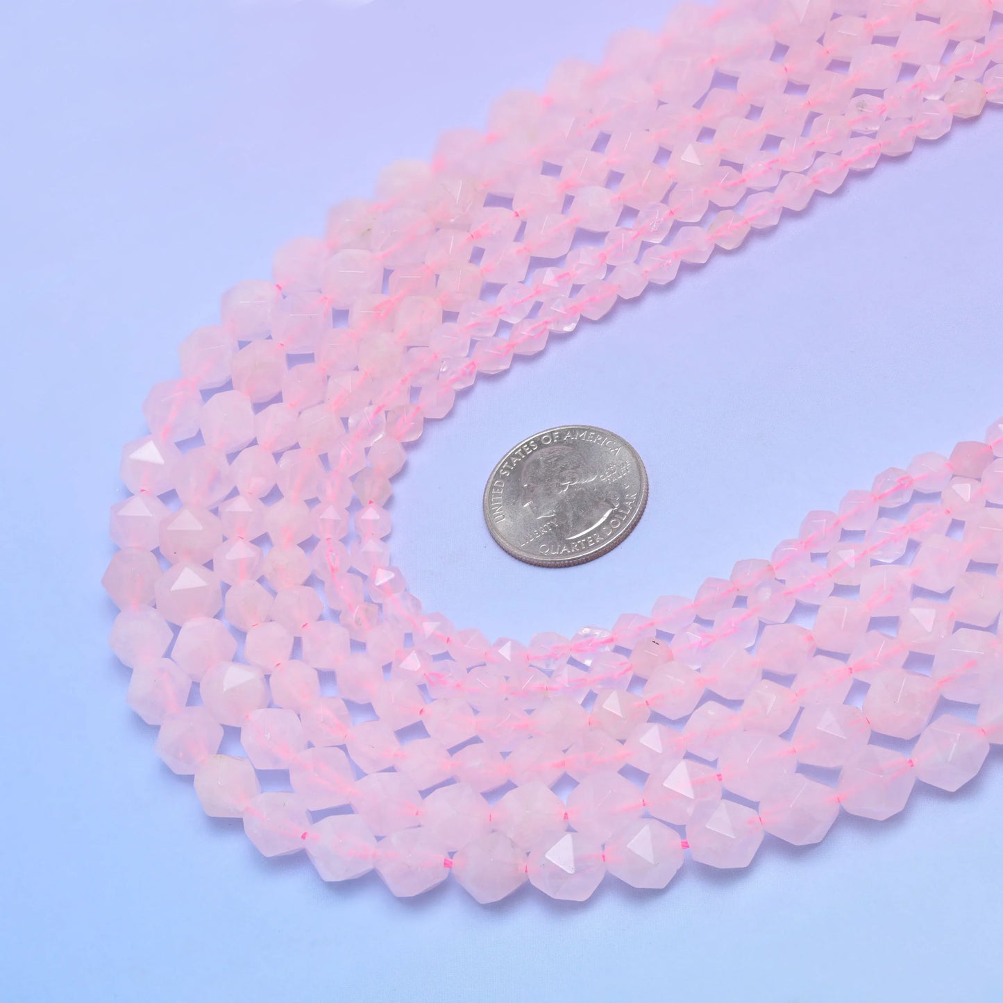 Natural Gemstone Diamond Star Cut Beads, Size 6mm, 8mm, 10mm - S1 - Mycrazycrystal