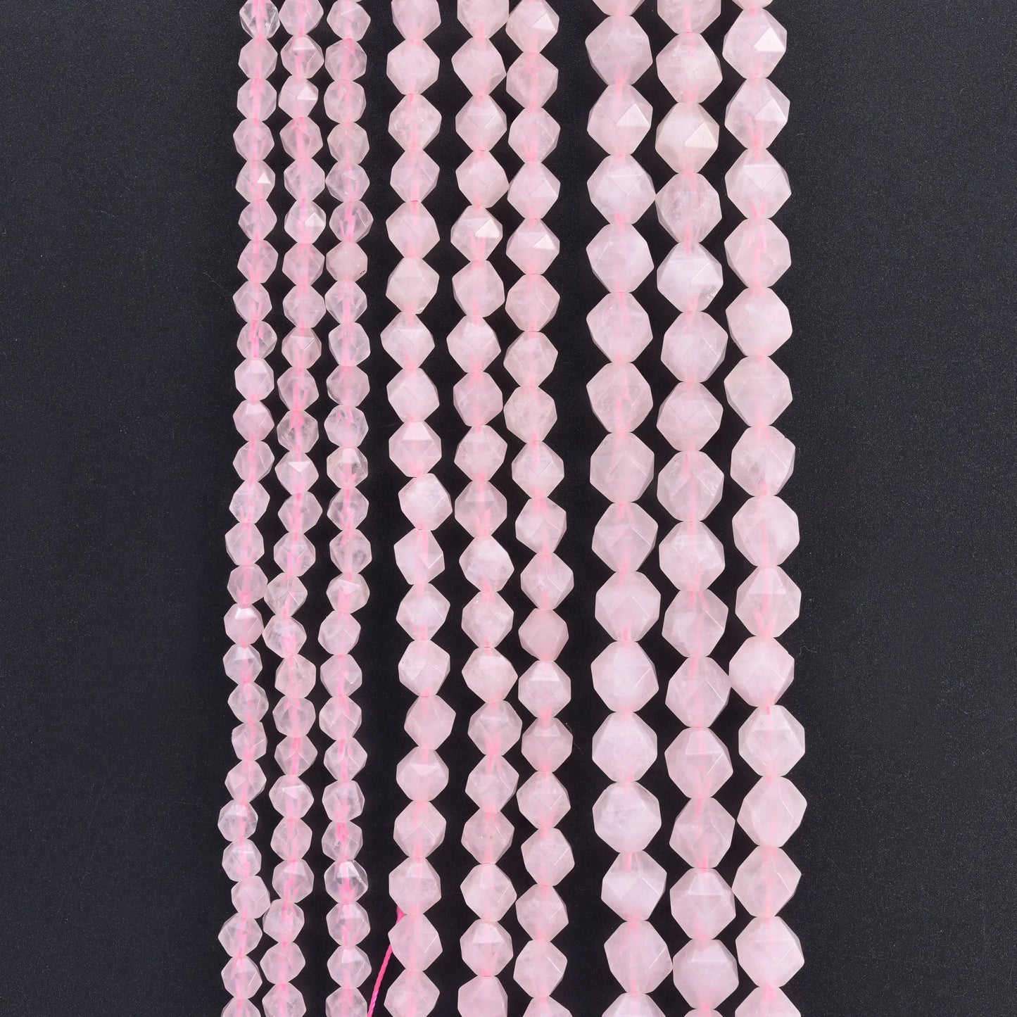 Natural Gemstone Diamond Star Cut Beads, Size 6mm, 8mm, 10mm - S1 - Mycrazycrystal