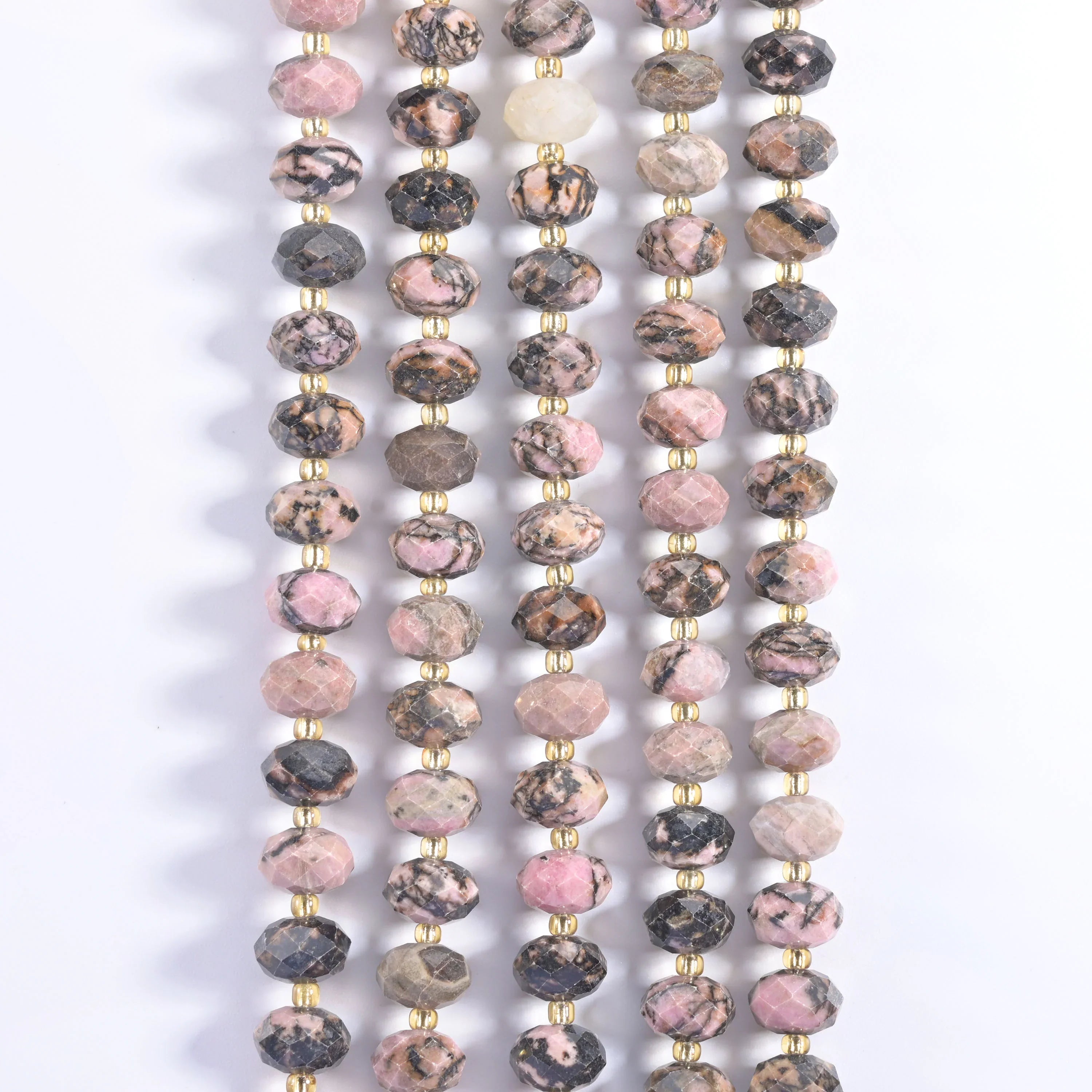Natural Gemstone Faceted Rondelle Beads - Size 6x10mm - Jewelry Making Beads - 15.5 Inches Strand Length - S1 - Mycrazycrystal
