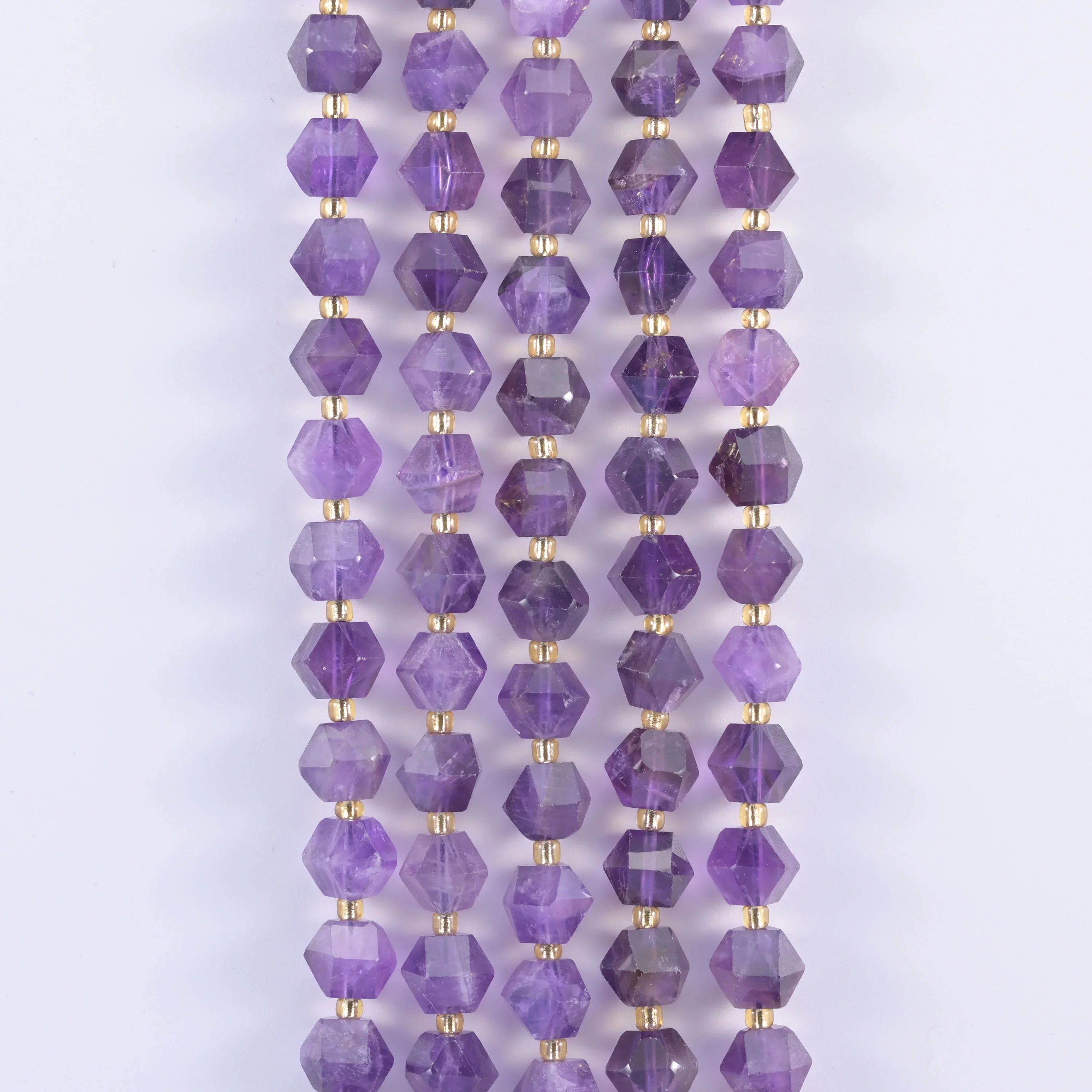 10mm Diamond Rhombus Faceted 8 Sides Beads - Jewelry Making - 15.5 Inches Strand Length - S1 - Mycrazycrystal