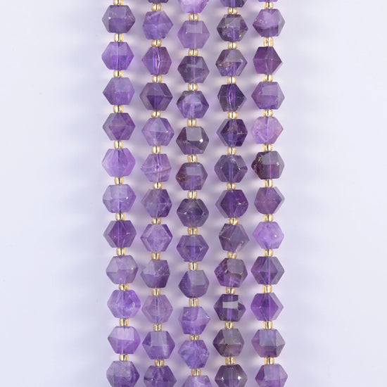 10mm Diamond Rhombus Faceted 8 Sides Beads - Jewelry Making - 15.5 Inches Strand Length - S1 - Mycrazycrystal