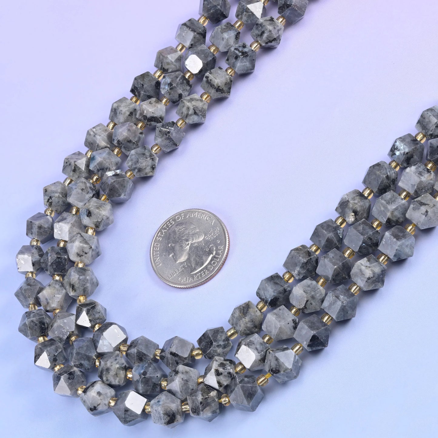 Diamond Rhombus Faceted 8 Sides Beads - Size 10mm - Jewelry Making - 15.5 Inches Strand Length - S6 - Mycrazycrystal
