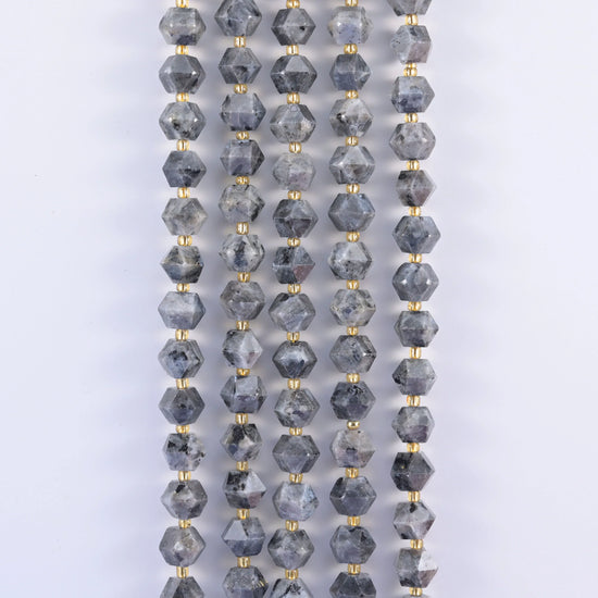 Diamond Rhombus Faceted 8 Sides Beads - Size 10mm - Jewelry Making - 15.5 Inches Strand Length - S6 - Mycrazycrystal