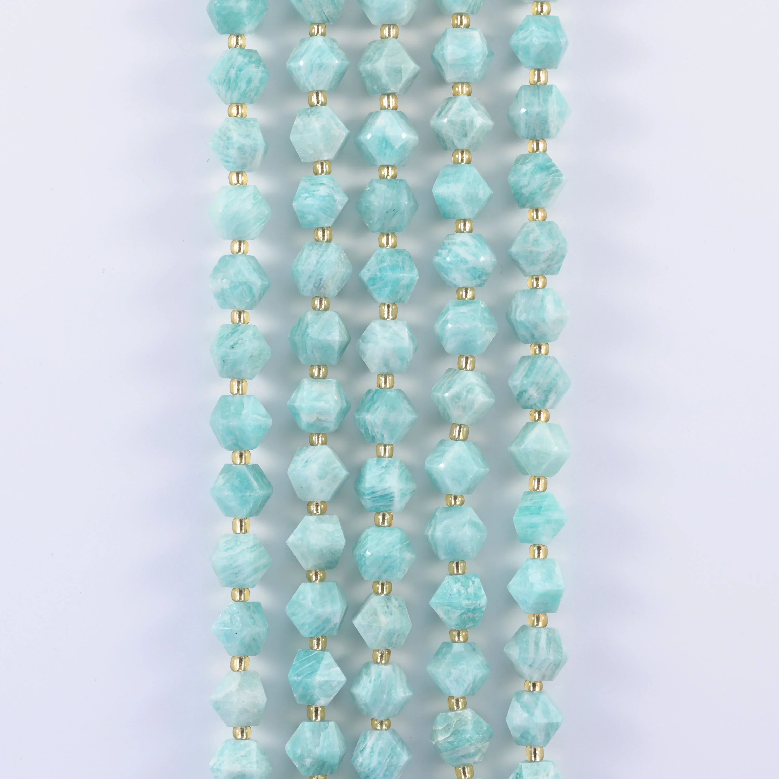 10mm Diamond Rhombus Faceted 8 Sides Beads - Jewelry Making - 15.5 Inches Strand Length - S1 - Mycrazycrystal