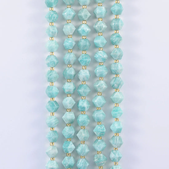 10mm Diamond Rhombus Faceted 8 Sides Beads - Jewelry Making - 15.5 Inches Strand Length - S1 - Mycrazycrystal