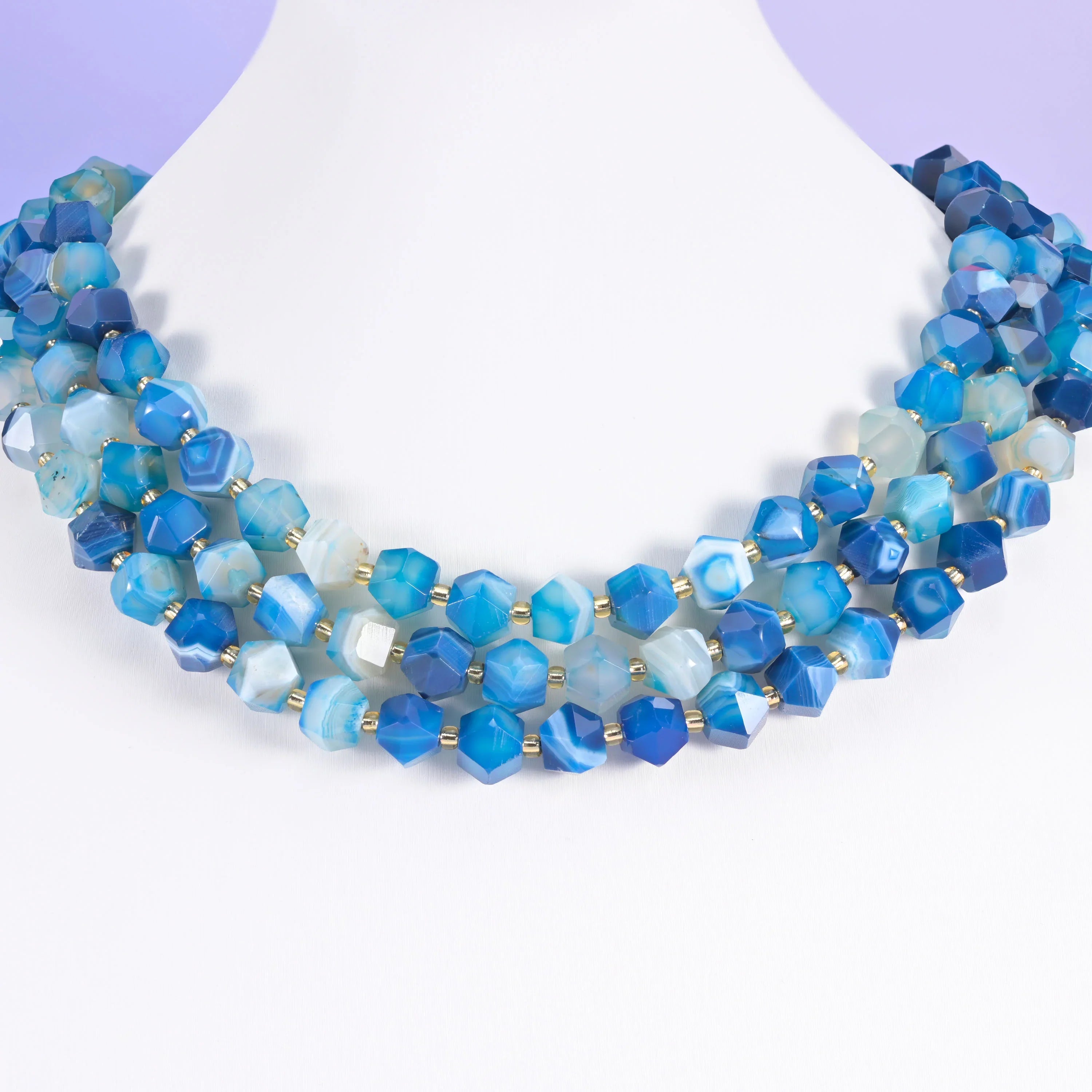 Diamond Rhombus Faceted 8 Sides Beads - Size 10mm - Jewelry Making - 15.5 Inches Strand Length - S7 - Mycrazycrystal