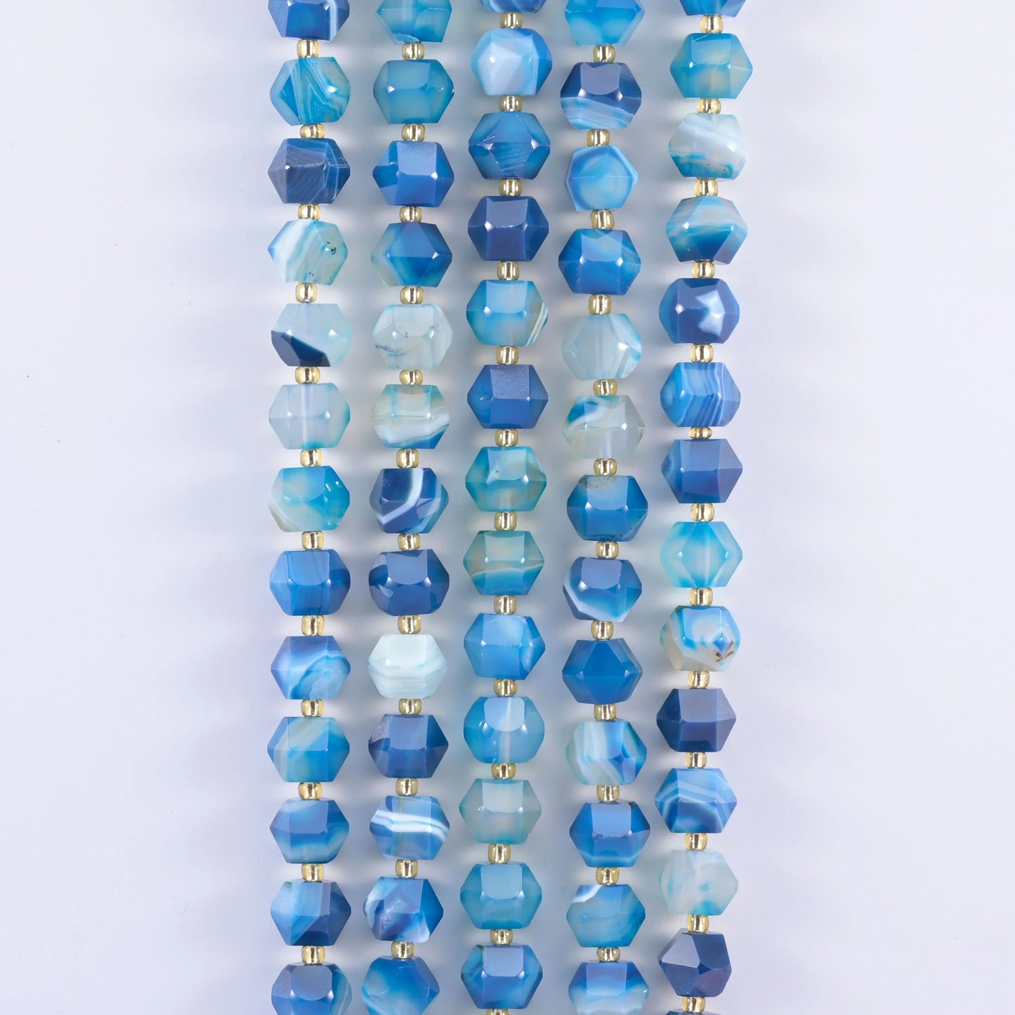 Diamond Rhombus Faceted 8 Sides Beads - Size 10mm - Jewelry Making - 15.5 Inches Strand Length - S7 - Mycrazycrystal