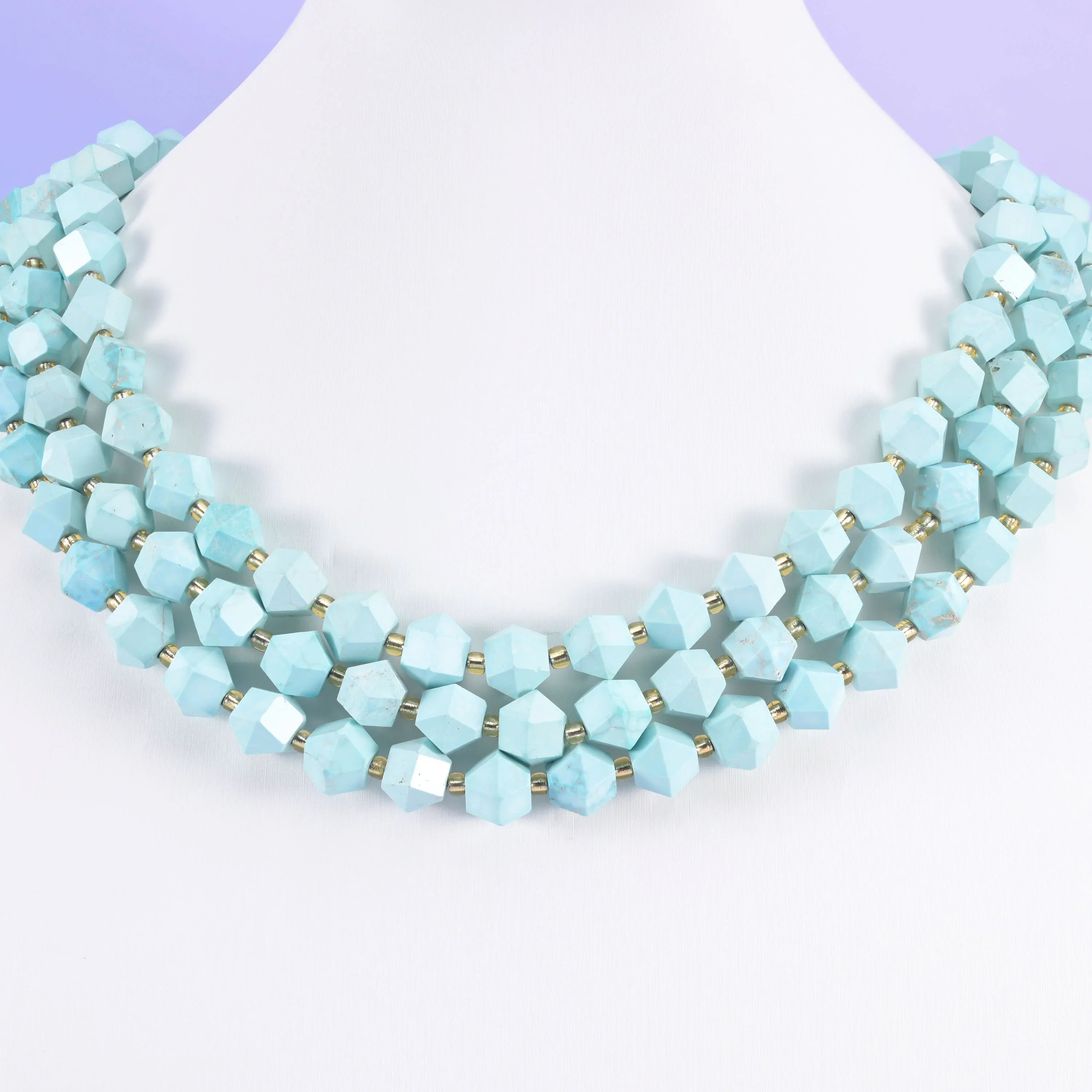 Diamond Rhombus Faceted 8 Sides Beads - Size 10mm - Jewelry Making - 15.5 Inches Strand Length - S6 - Mycrazycrystal