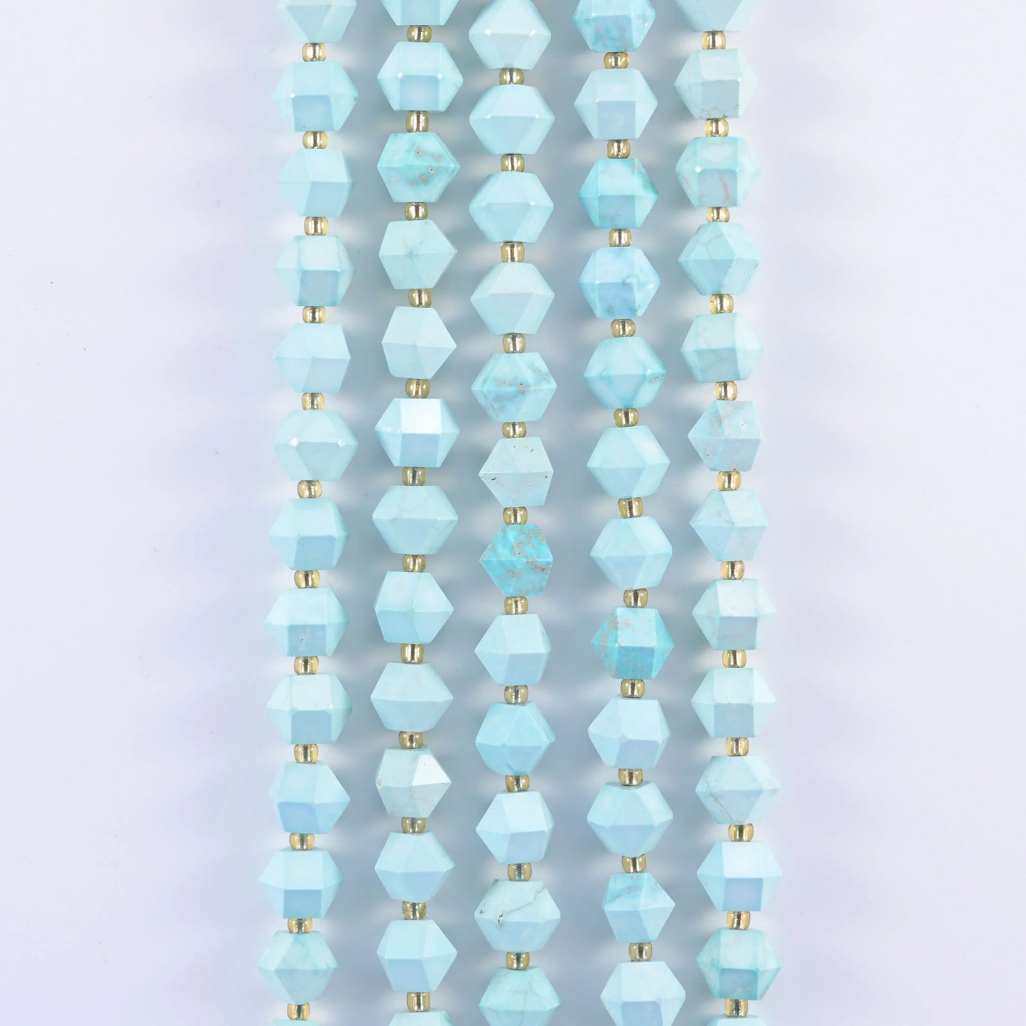 Diamond Rhombus Faceted 8 Sides Beads - Size 10mm - Jewelry Making - 15.5 Inches Strand Length - S6 - Mycrazycrystal