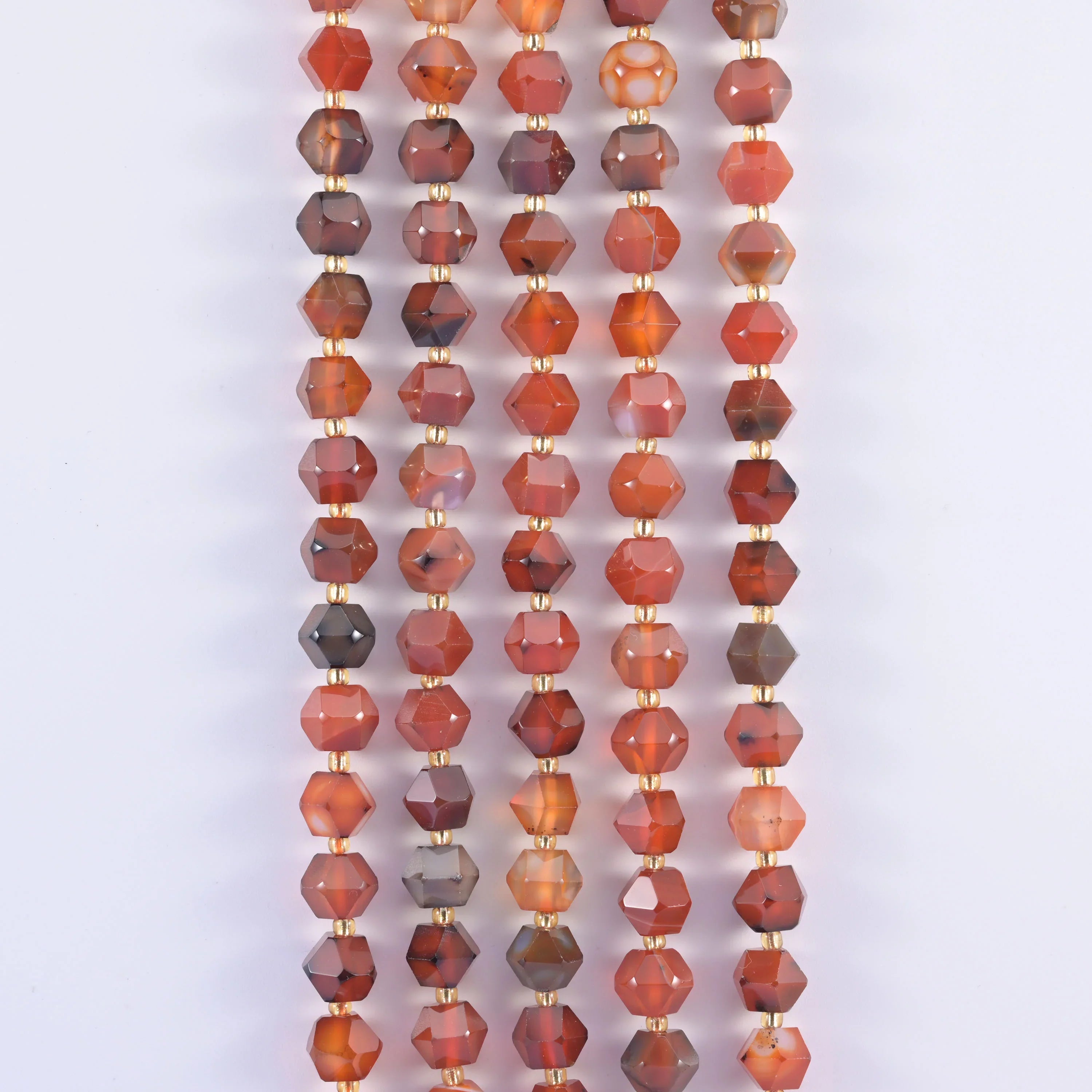 Diamond Rhombus Faceted 8 Sides Beads - Size 10mm - Jewelry Making - 15.5 Inches Strand Length - S7 - Mycrazycrystal
