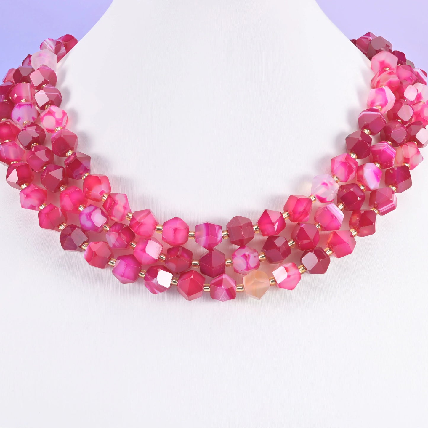 Diamond Rhombus Faceted 8 Sides Beads - Size 10mm - Jewelry Making - 15.5 Inches Strand Length - S6 - Mycrazycrystal