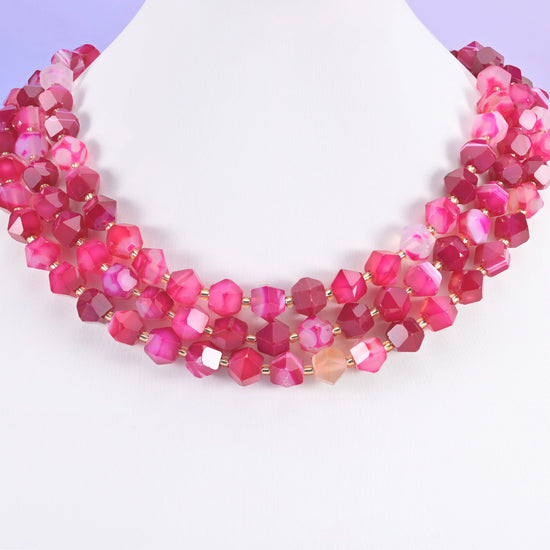 Diamond Rhombus Faceted 8 Sides Beads - Size 10mm - Jewelry Making - 15.5 Inches Strand Length - S6 - Mycrazycrystal