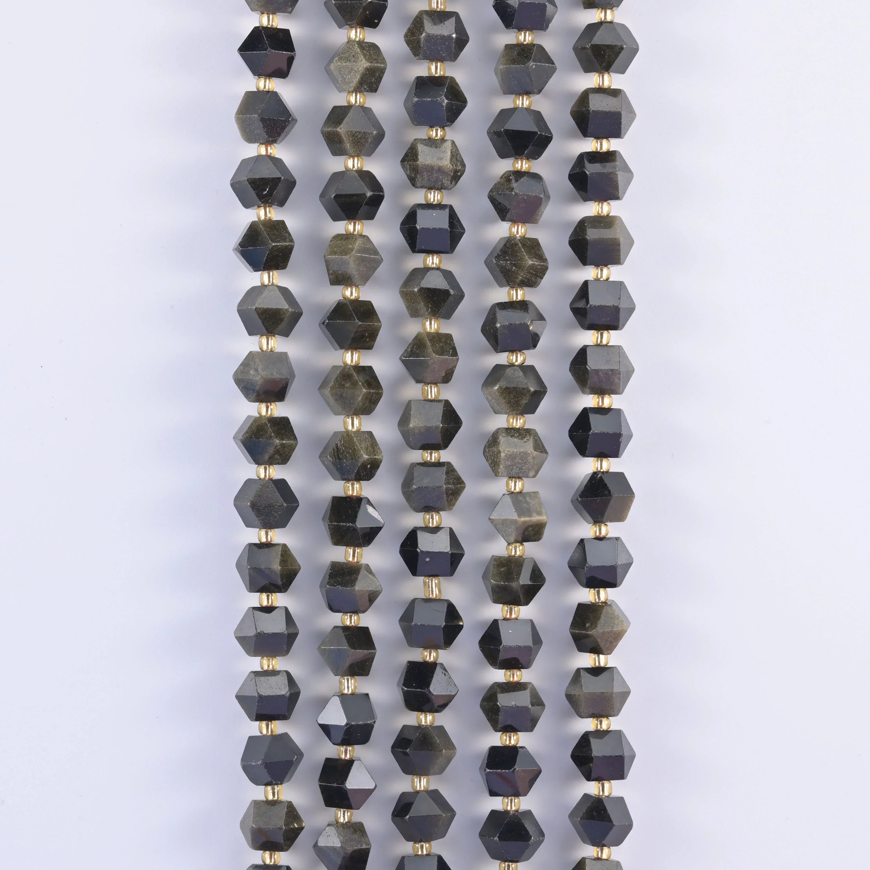Diamond Rhombus Faceted 8 Sides Beads - Size 10mm - Jewelry Making - 15.5 Inches Strand Length - S7 - Mycrazycrystal