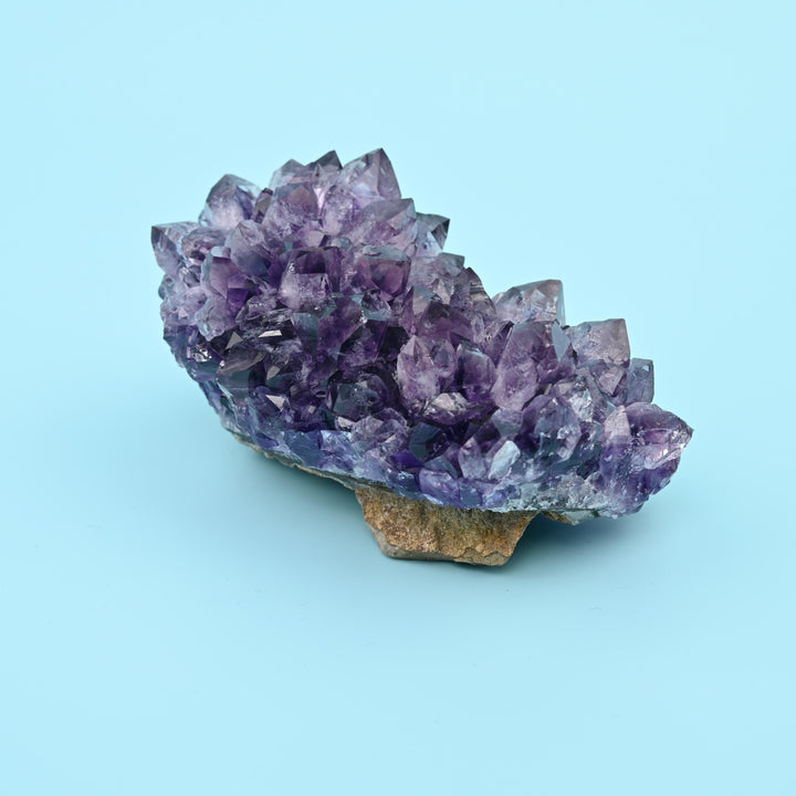 Natural AAA Amethyst Purple Cluster, Raw Amethyst Quartz Cluster, Amethyst Specimens Crystal Stone
