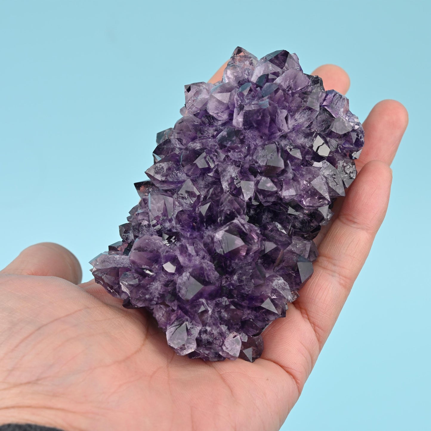 Natural AAA Amethyst Purple Cluster, Raw Amethyst Quartz Cluster, Amethyst Specimens Crystal Stone