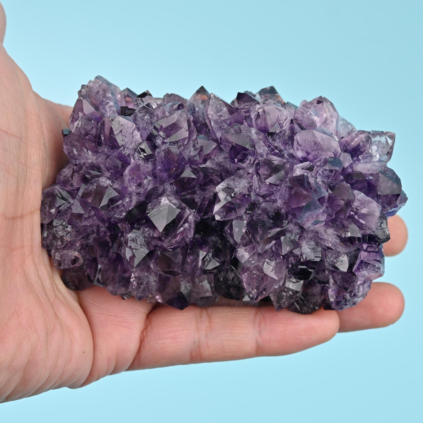 Natural AAA Amethyst Purple Cluster, Raw Amethyst Quartz Cluster, Amethyst Specimens Crystal Stone