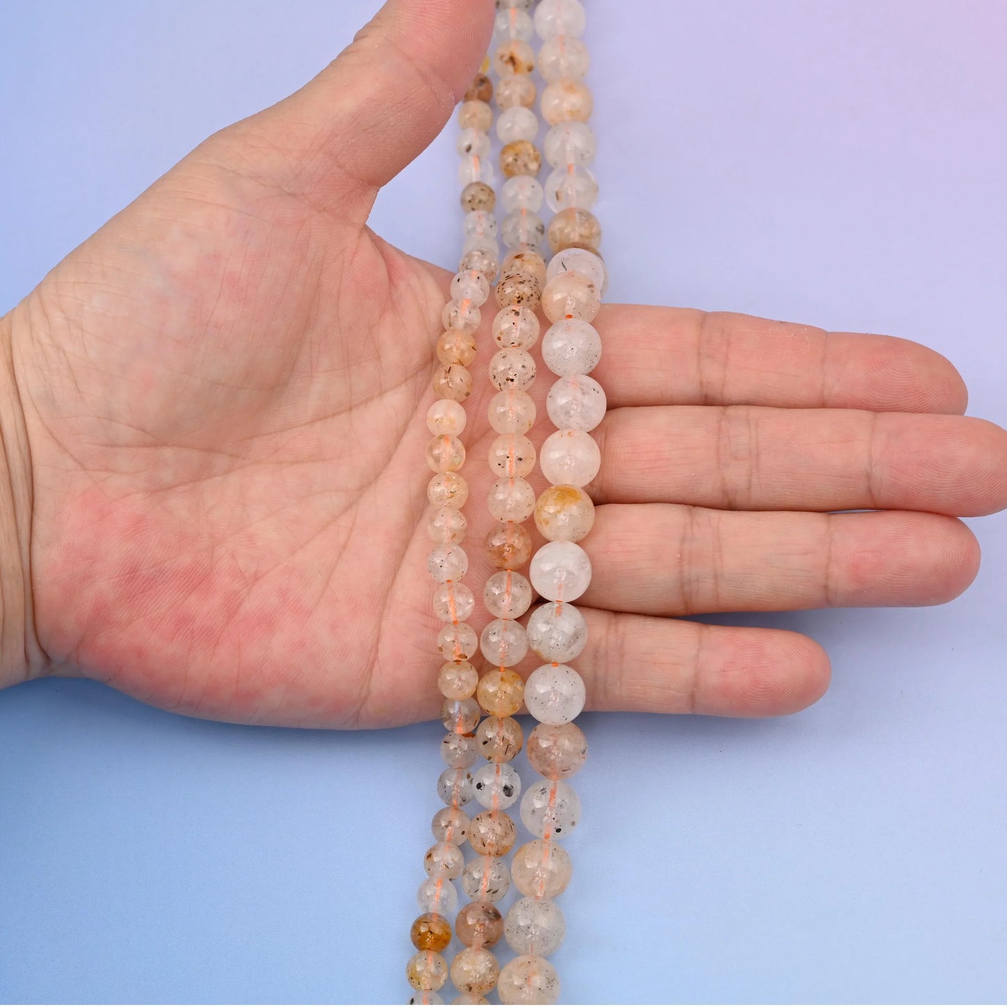 Natural Mica Round Gemstone Beads, 6mm, 8mm, 10mm Biotite Gemstone Round Bead, DIY Jewelry Making Beads, 15.5 Inches Per Strand - Mycrazycrystal