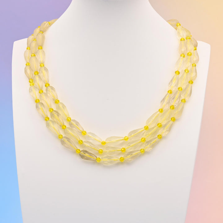 Natural Citrine Faceted Teardrop Gemstone Beads, Bead Size 16x8mm Yellow Faceted Beads, DIY Jewelry Making Beads, 15.5 Inches Per Strand
