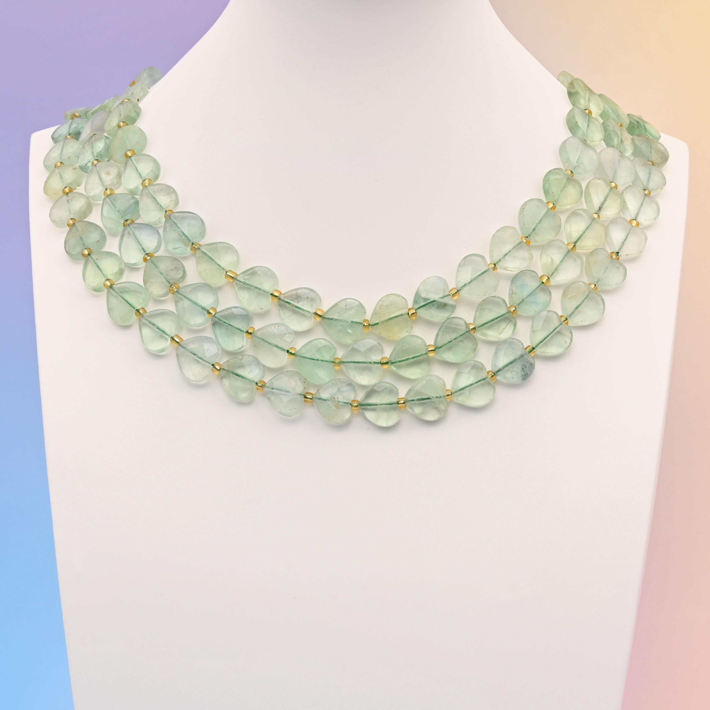 Natural Green Amethyst Faceted Heart Gemstone Beads, Bead Size 12mm Heart Faceted Beads, DIY Jewelry Making Beads, 15.5 Inches Per Strand