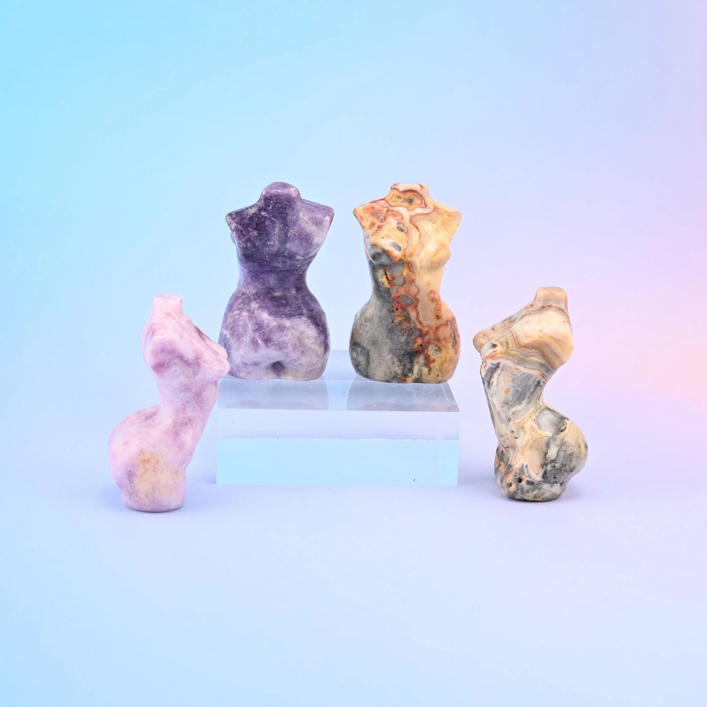 2" Goddess Small Crystal Carving, Goddess Gemstone Figurine, Home Decoration, Gift for Everyone - Mycrazycrystal