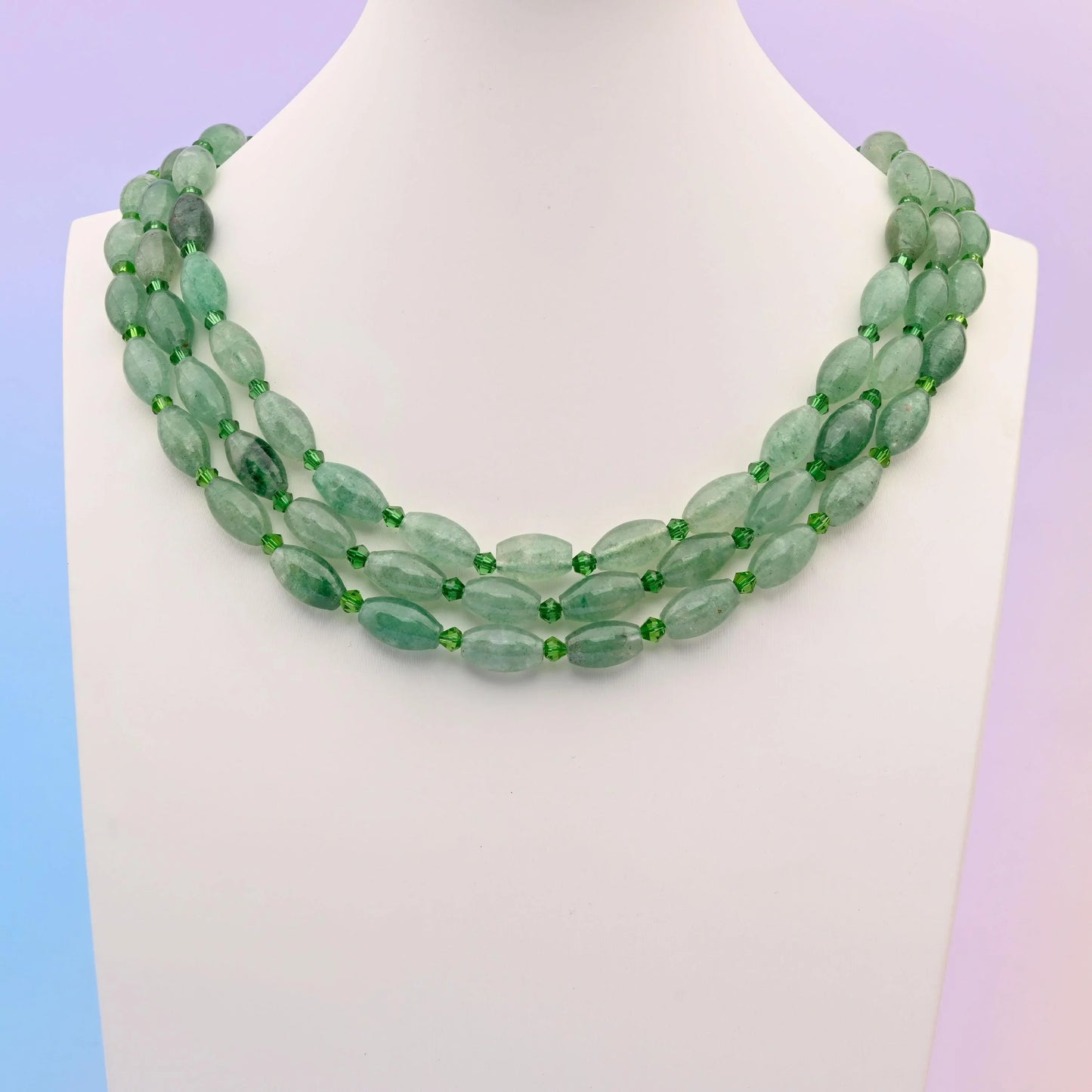 Natural Green Strawberry Quartz Smooth Barrel Gemstone Beads, Size 13x8mm Barrel Beads, DIY Jewelry Making Beads, 15.5 Inches Per Strand - Mycrazycrystal