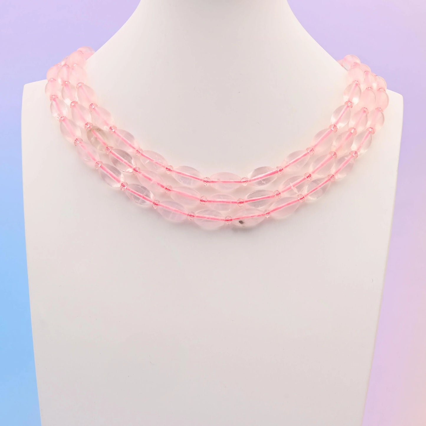 Natural Rose Quartz Smooth Barrel Gemstone Beads, Size 13x8mm Barrel Beads, DIY Jewelry Making Beads, 15.5 Inches Per Strand - Mycrazycrystal