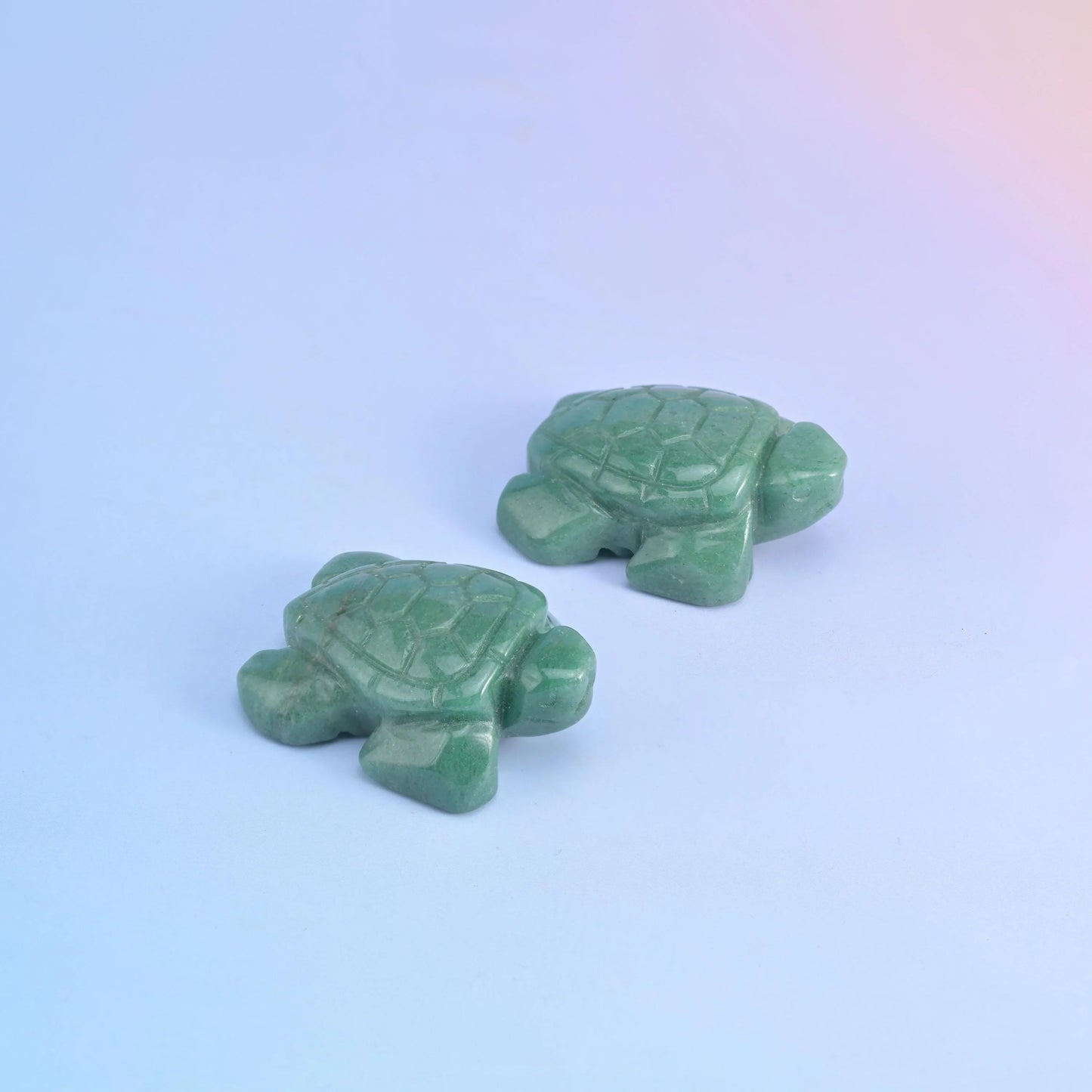 2" Sea Turtle Small Crystal Carving, Sea Turtle Gemstone Figurine, Home Decoration, Gift for Everyone - Mycrazycrystal