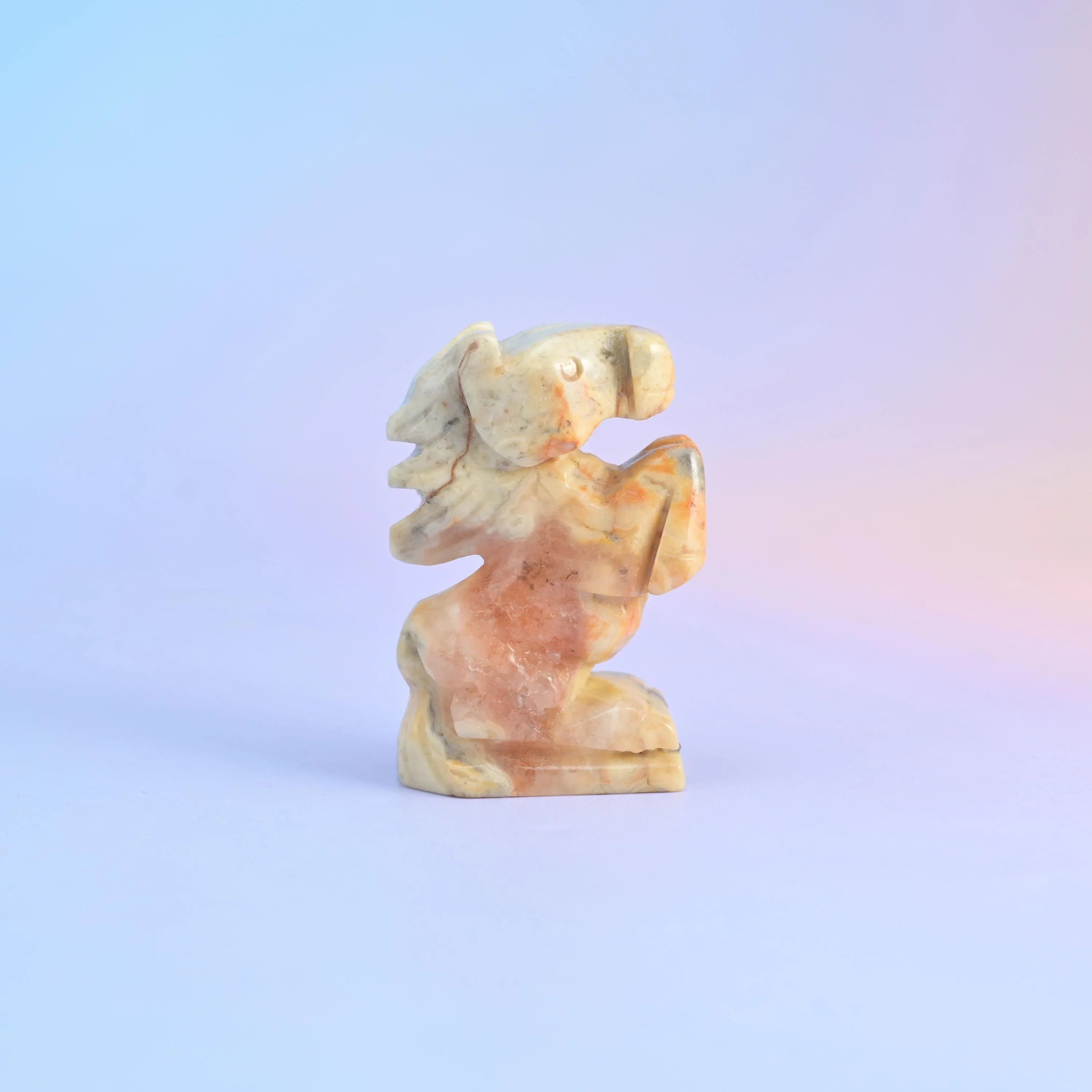 2" Horse Small Crystal Carving, Horse Gemstone Figurine, Home Decoration, Gift for Everyone - Mycrazycrystal