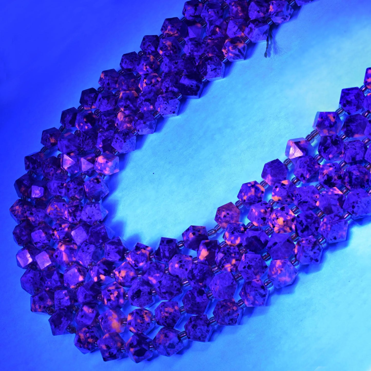 Diamond Rhombus Faceted 8 Sides Beads - Size 10mm - Jewelry Making - 15.5 Inches Strand Length - S6 - Mycrazycrystal