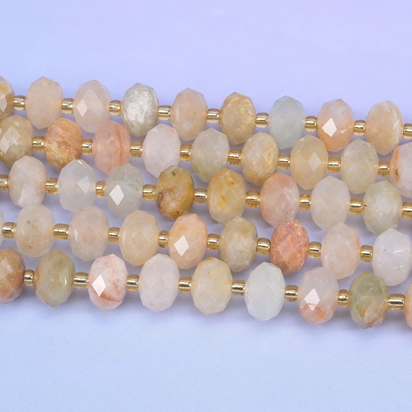 Red Grass Silk Faceted Rondelle Beads Size 6x10mm Jewelry Making 15.5 Inch Strand