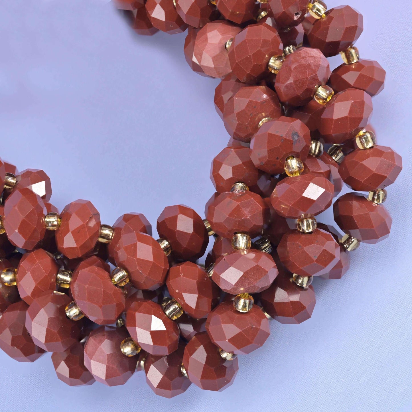 Red Jasper Faceted Rondelle Beads Size 6x10mm Jewelry Making 15.5 Inch Strand